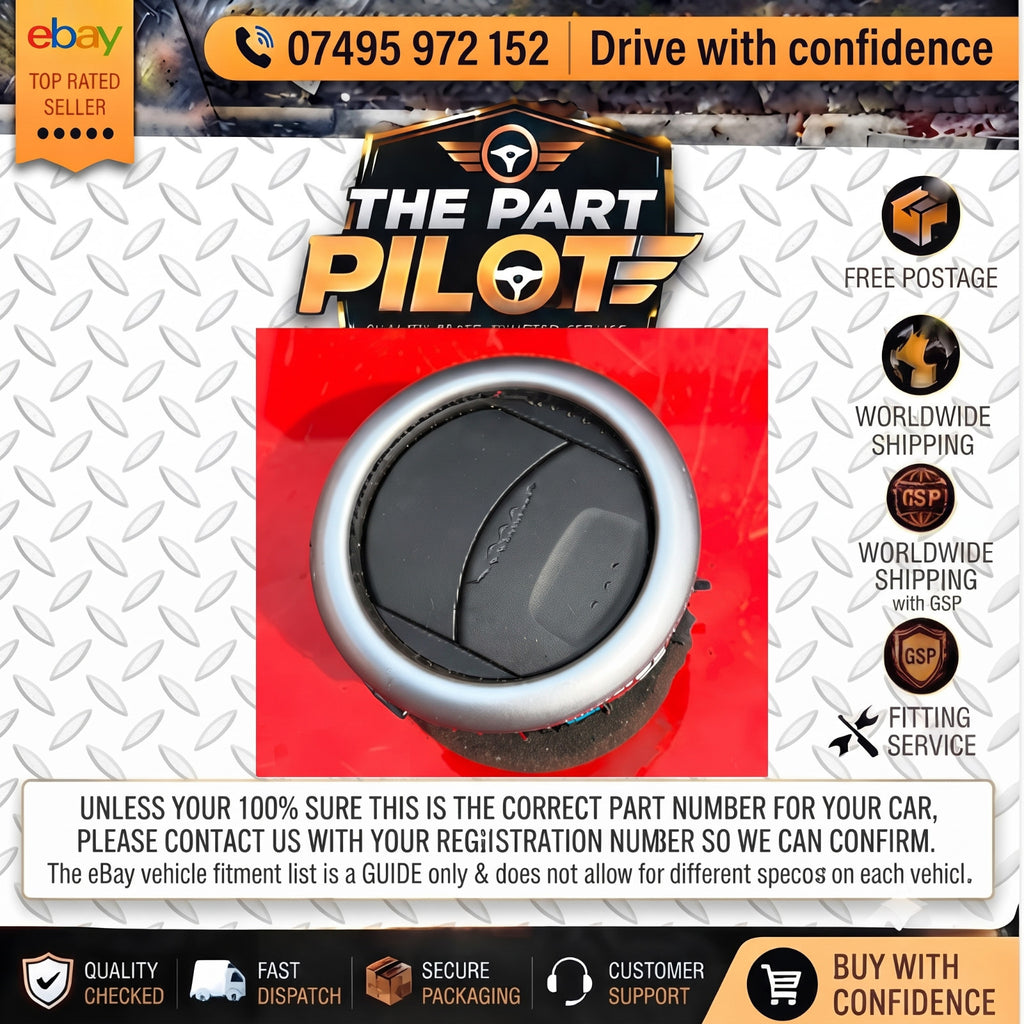 Ford Ka Mk2 2009-2016 NSF Passenger Side Dashboard Air Vent