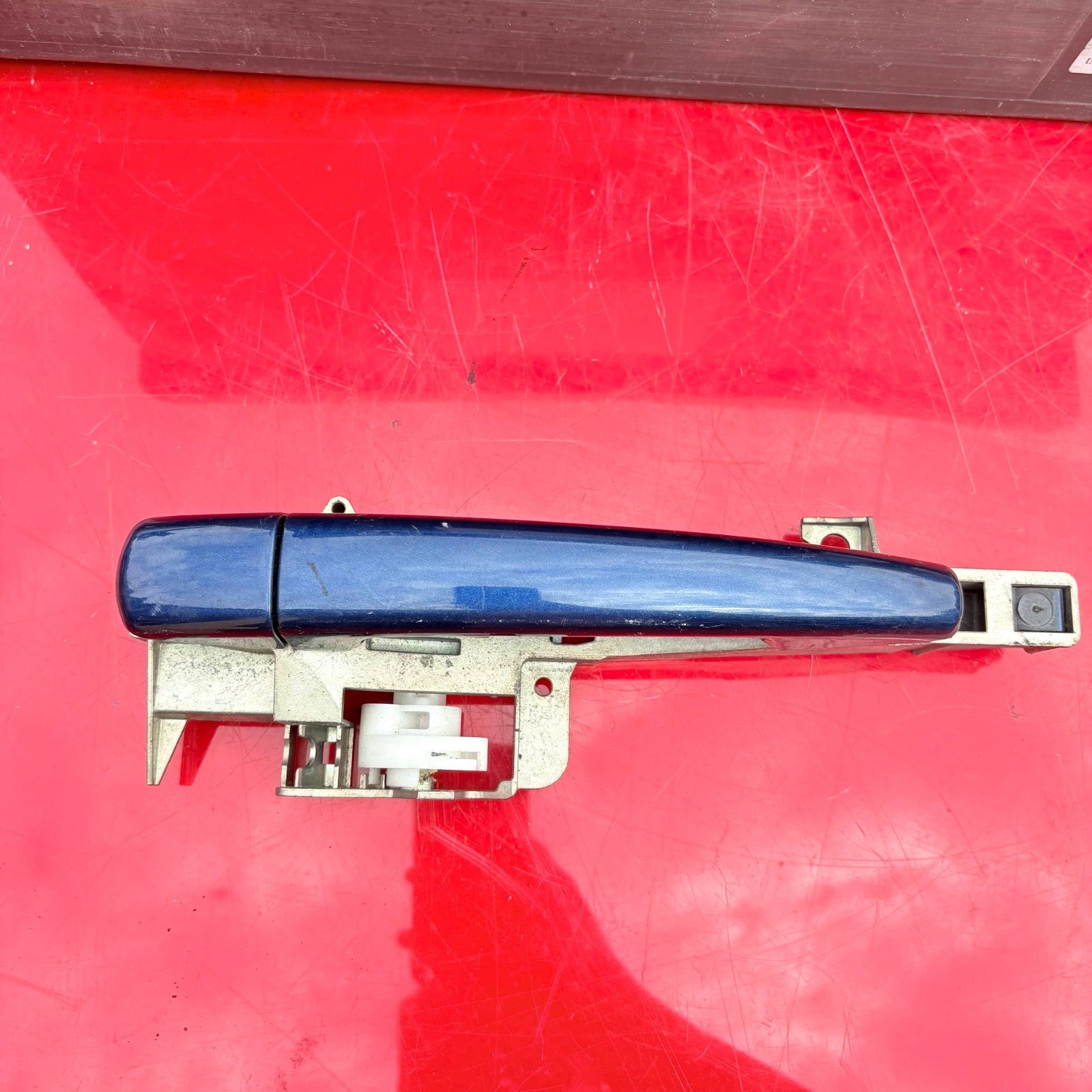 04-12 PEUGEOT 407 MK1 N/S Passenger Rear Door Handle Outer 9653401680