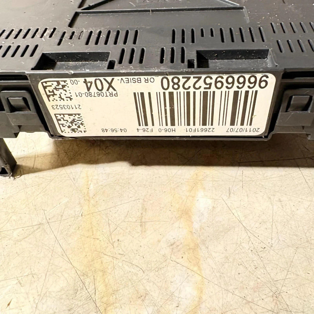 CITROEN C3 ULTRA + 2013 BSM BODY CONTROL MODULE 9666952280