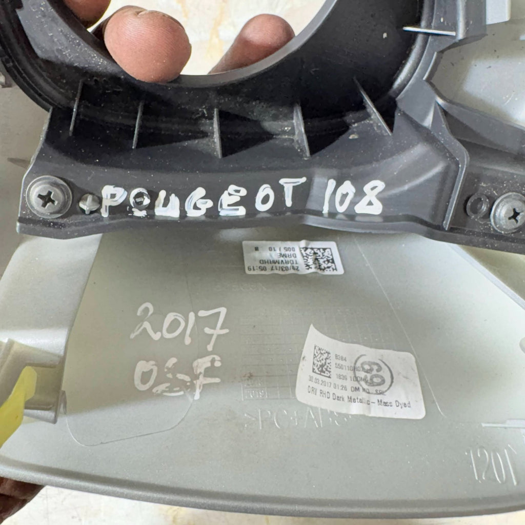 FOR 2017 PEUGEOT 108 DRIVER OFF SIDE AIR VENT TRIM