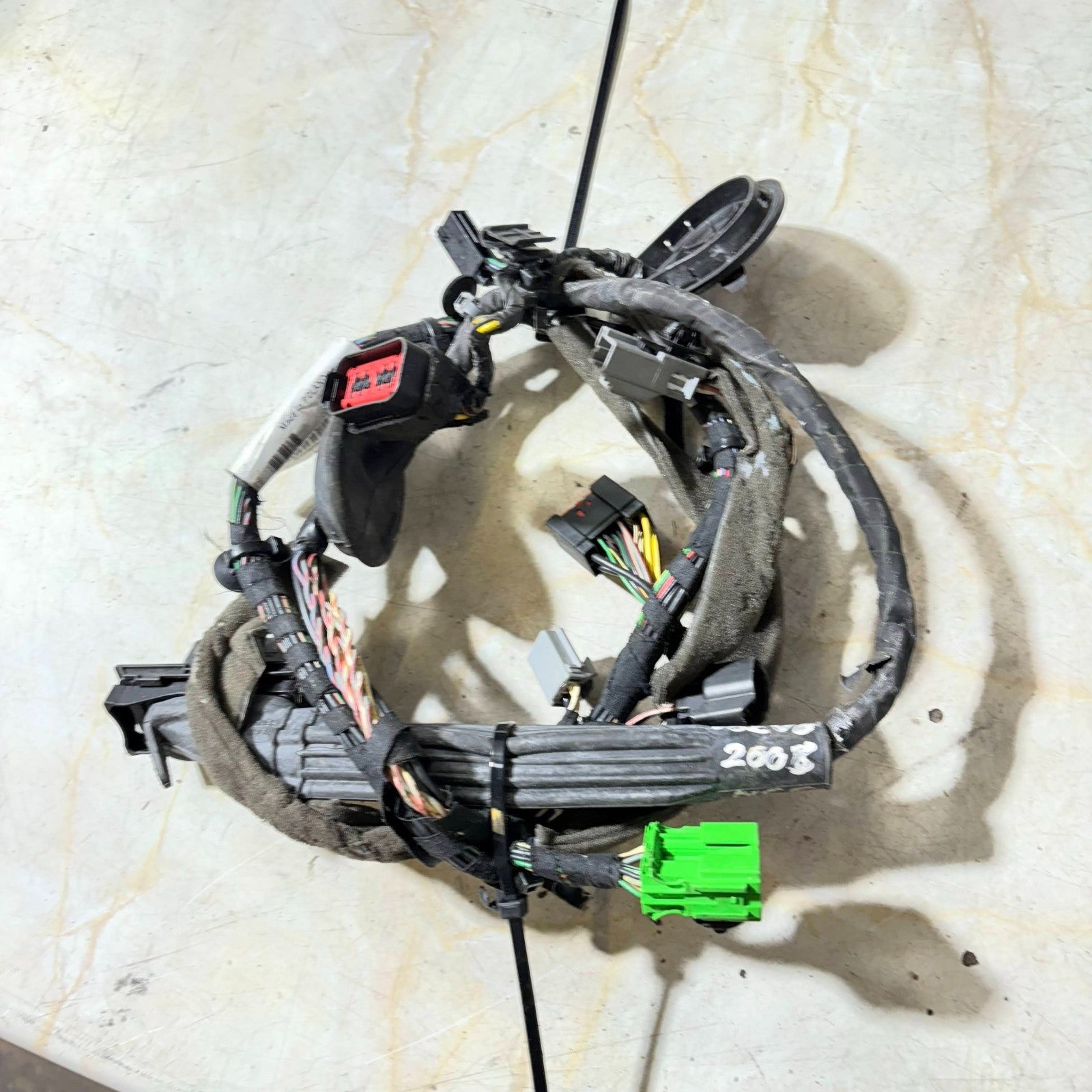 2008 Volvo Front Left NSF Door Wiring Harness Loom 30728406