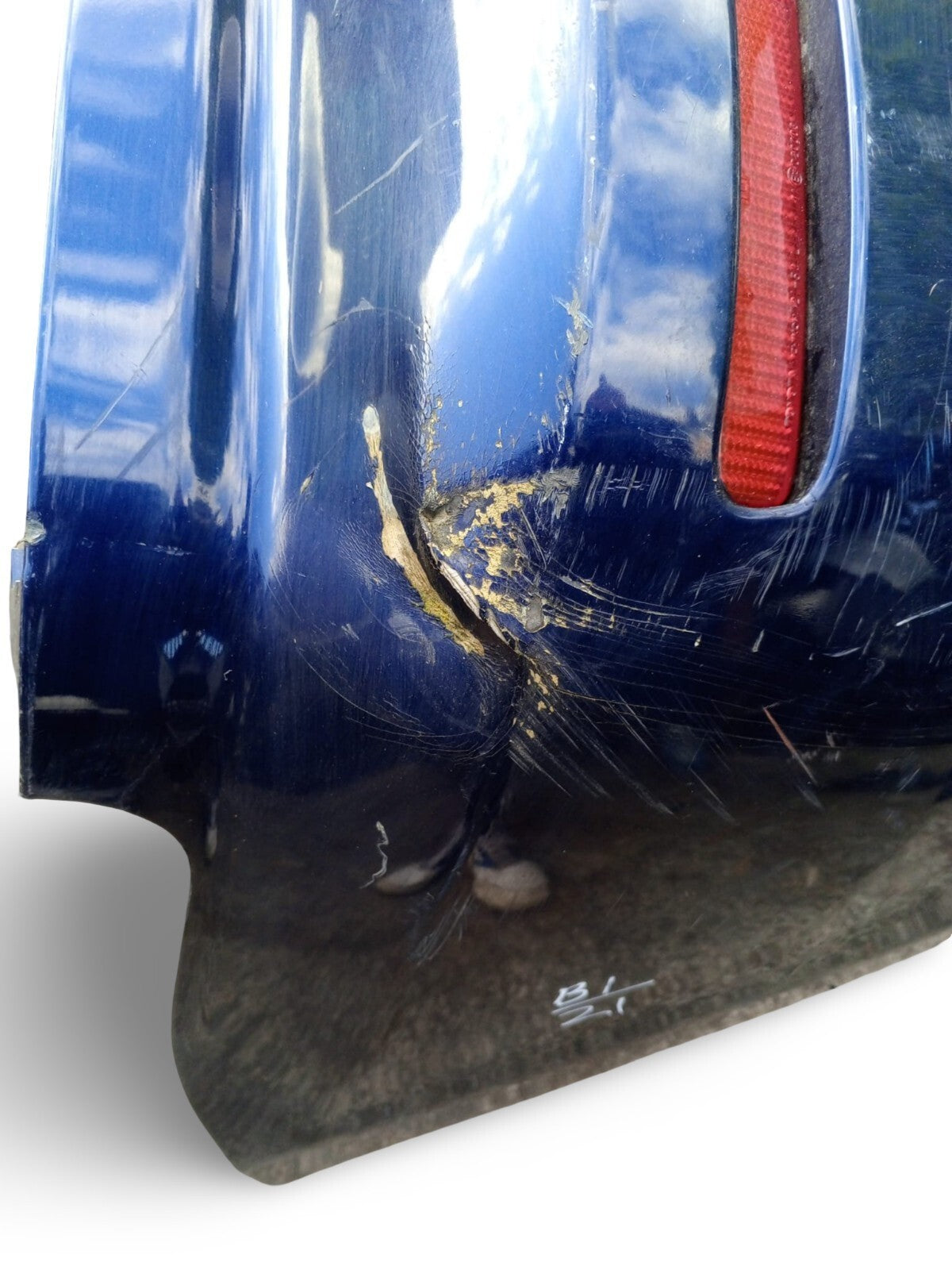 TOYOTA COROLLA VERSO REAR BUMPER 2004-2007 52159-0F040 BLUE SOME DAMAGE