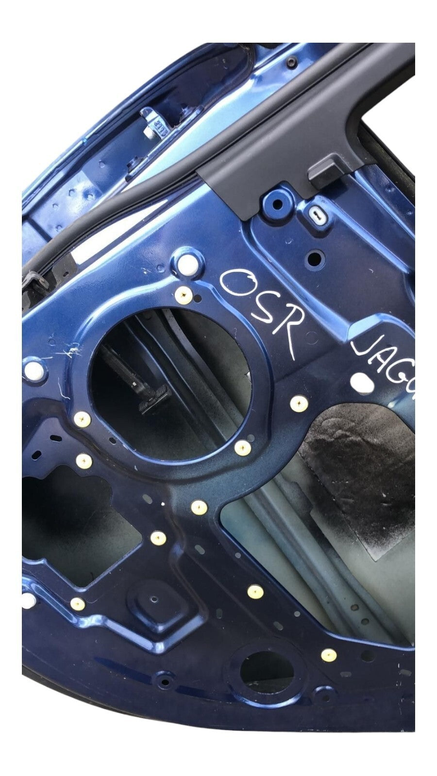 JAGUAR XE DOOR REAR RIGHT DRIVER SIDE IN BLUE/JBC2149 SALOON X760 2015