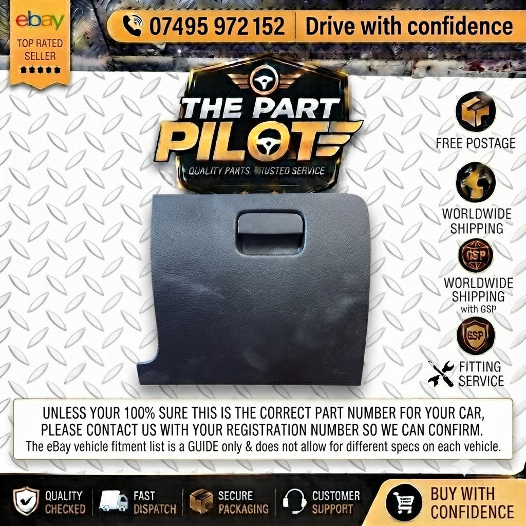 VOLKSWAGEN PASSAT 2010 FRONT RIGHT DRIVER SIDE STORAGE 3C2.857.922G