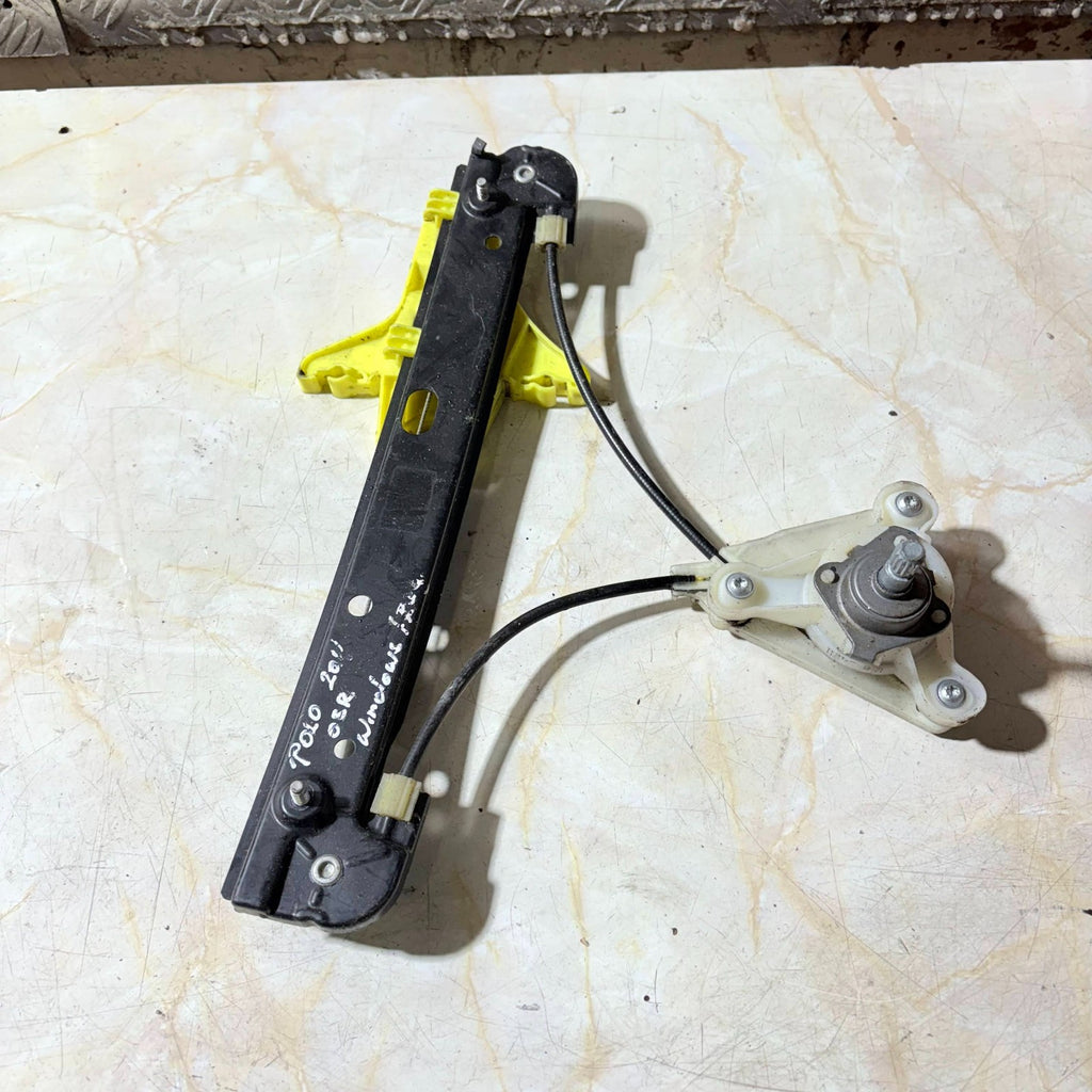 VW Polo MK5 6R 2009-2014 5DR OSR Rear Right Manual Window Regulator Winder Lift