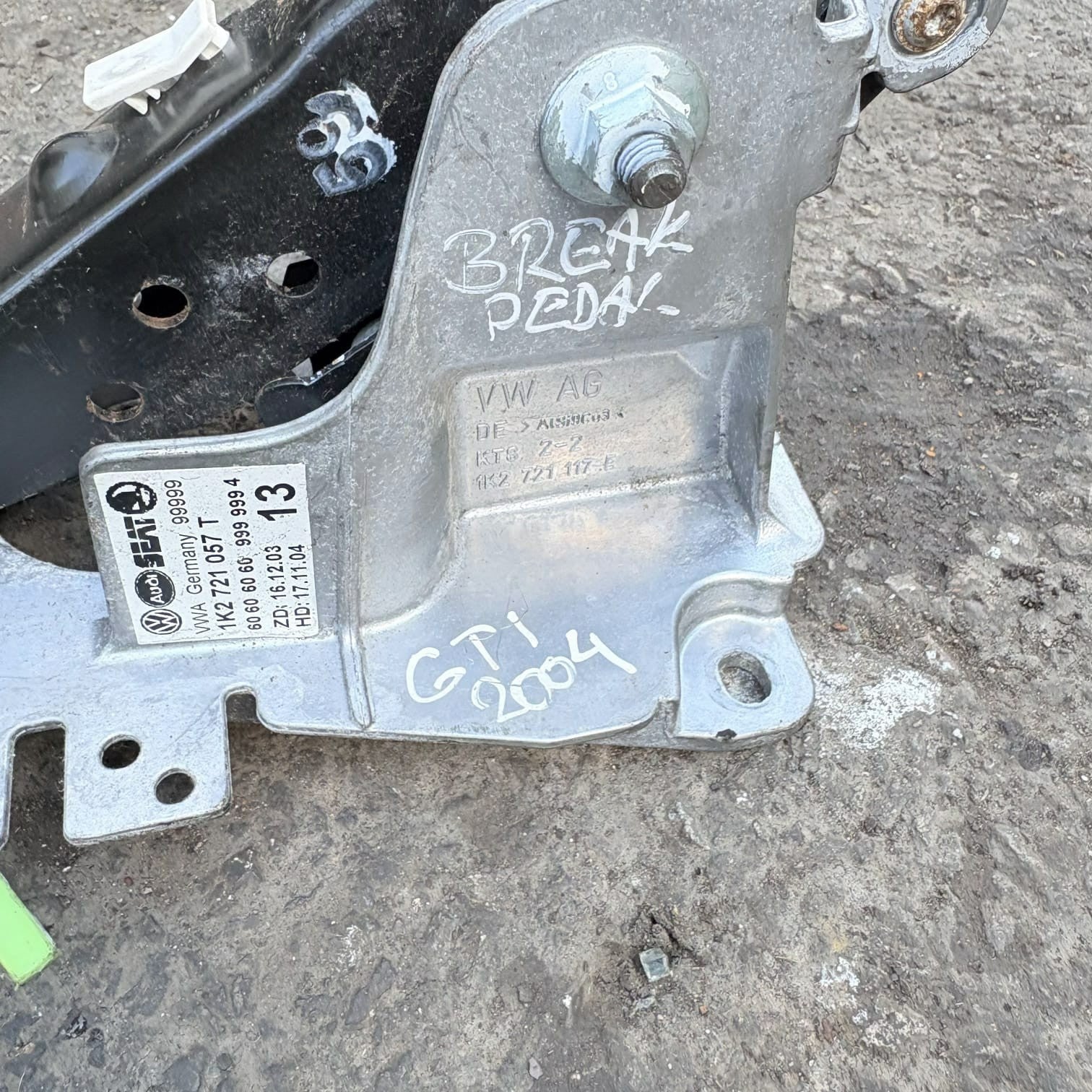 Volkswagen Golf Mk5 2004-2008 Brake Pedal Box 1K2721117E