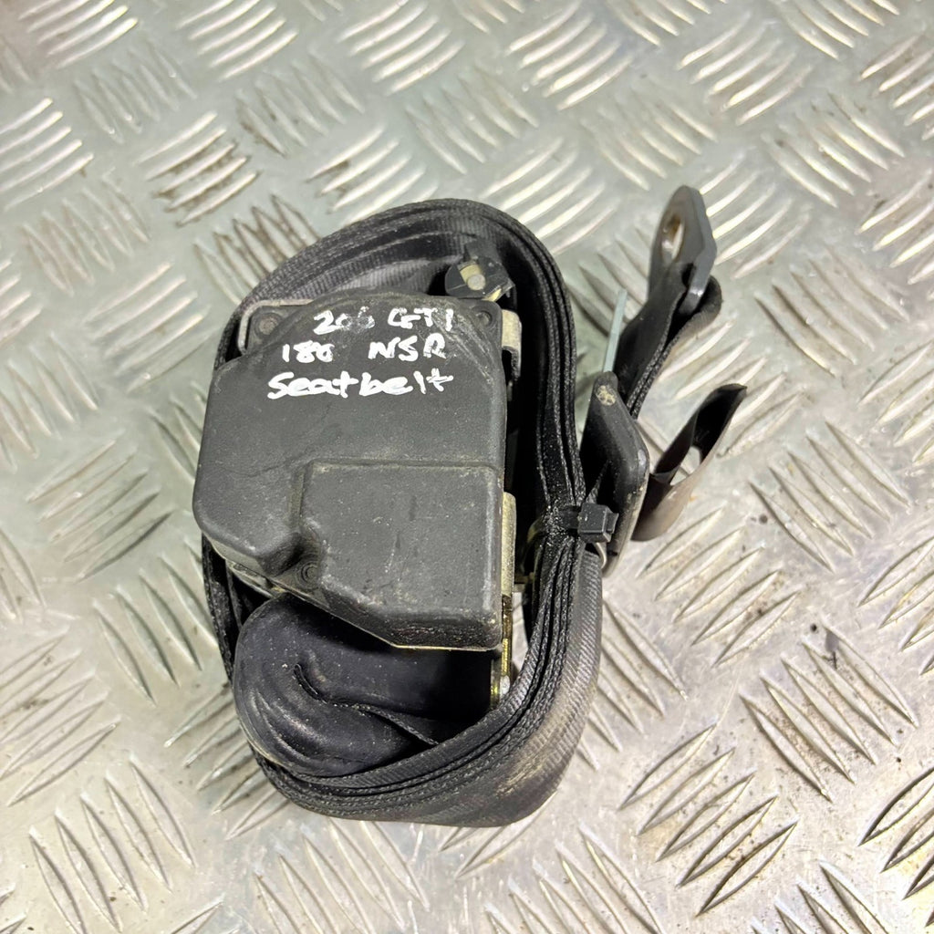 PEUGEOT 206 GTI 180 N/S REAR LEFT SEAT BELT 96361219XX 2003-2009