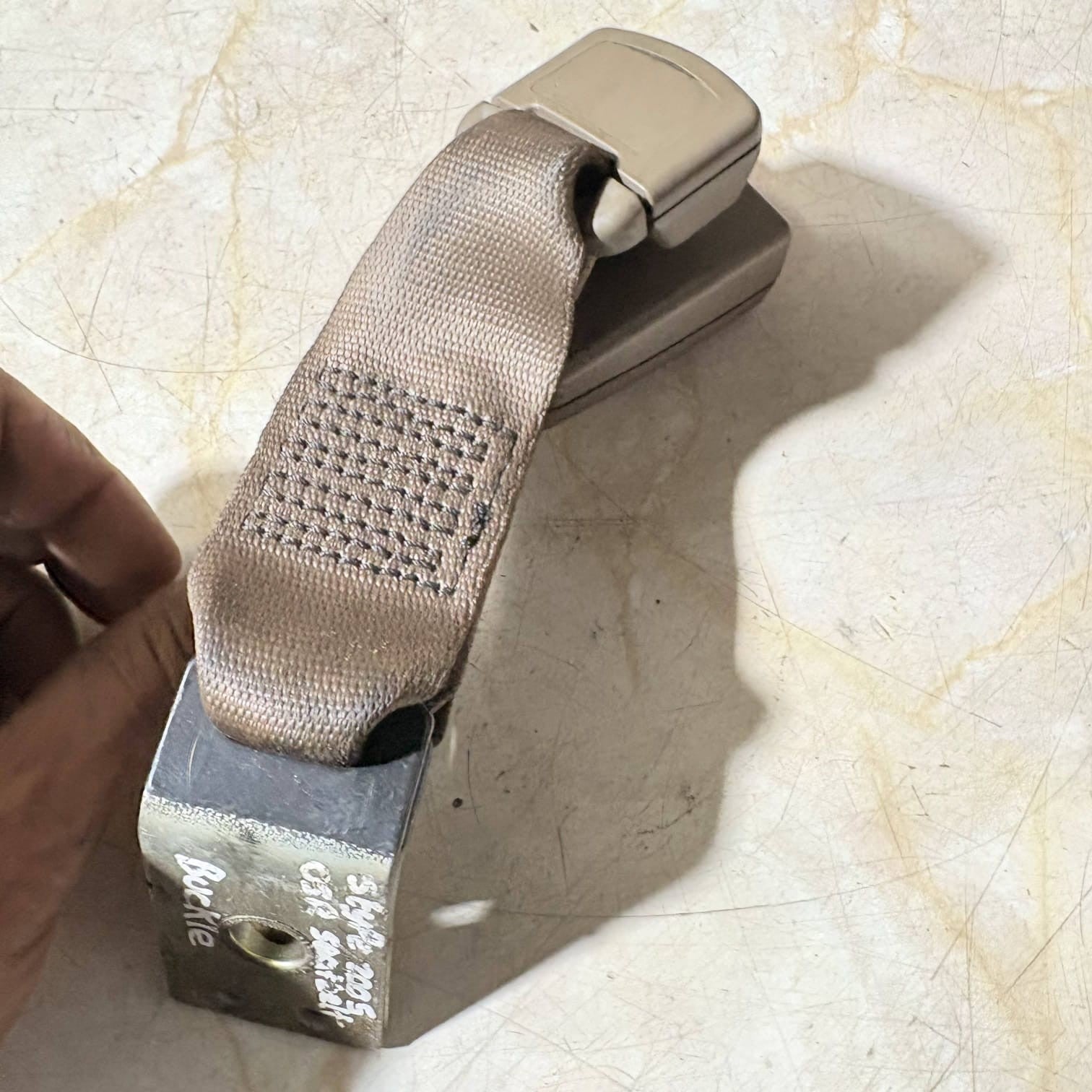 JAGUAR S-TYPE X200 Driver Rear Seat Buckle 2R83F60044 33048306 2.70 Diesel 2005