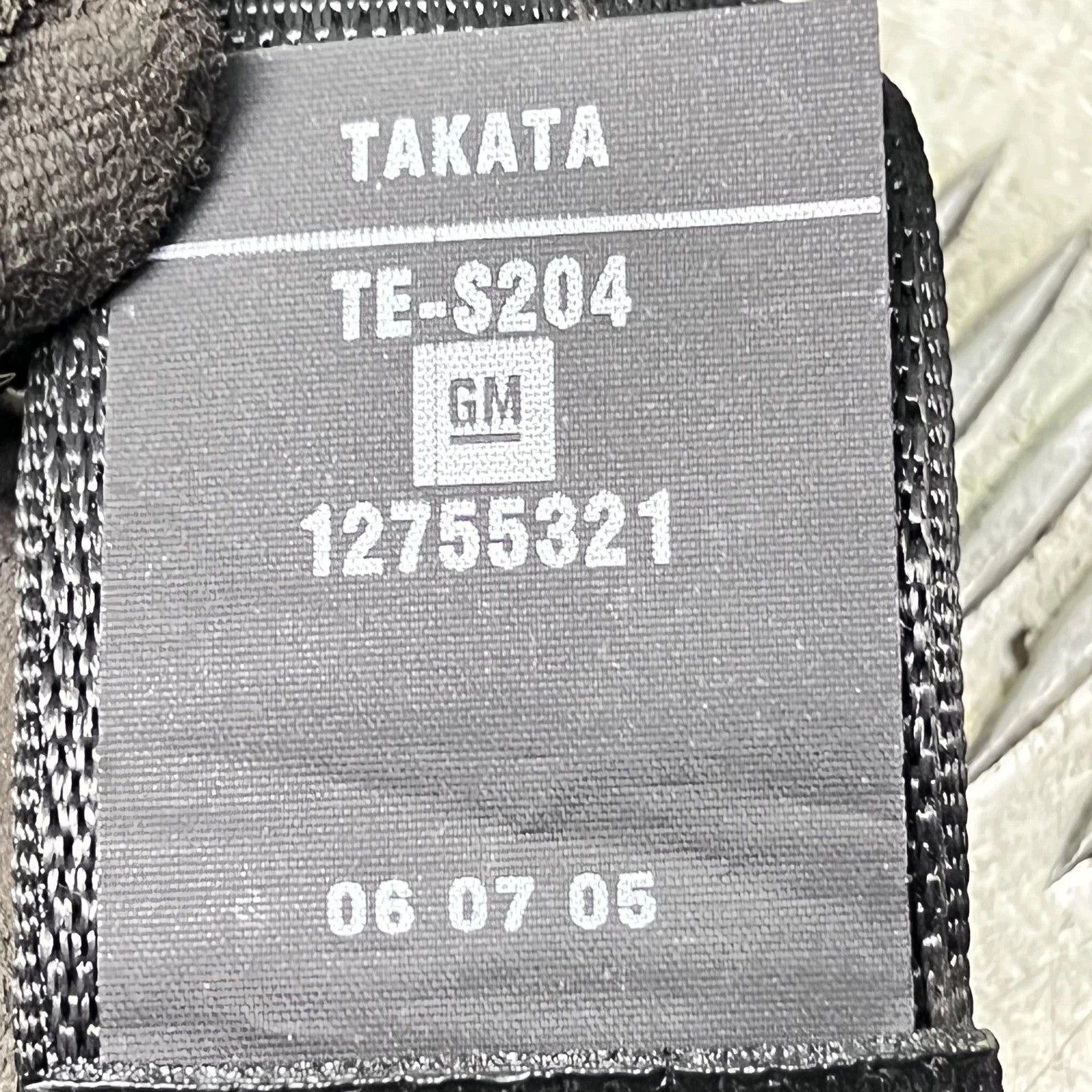 SAAB 9-3 ESTATE N/S REAR SEAT BELT LH 12755321 2005-2011