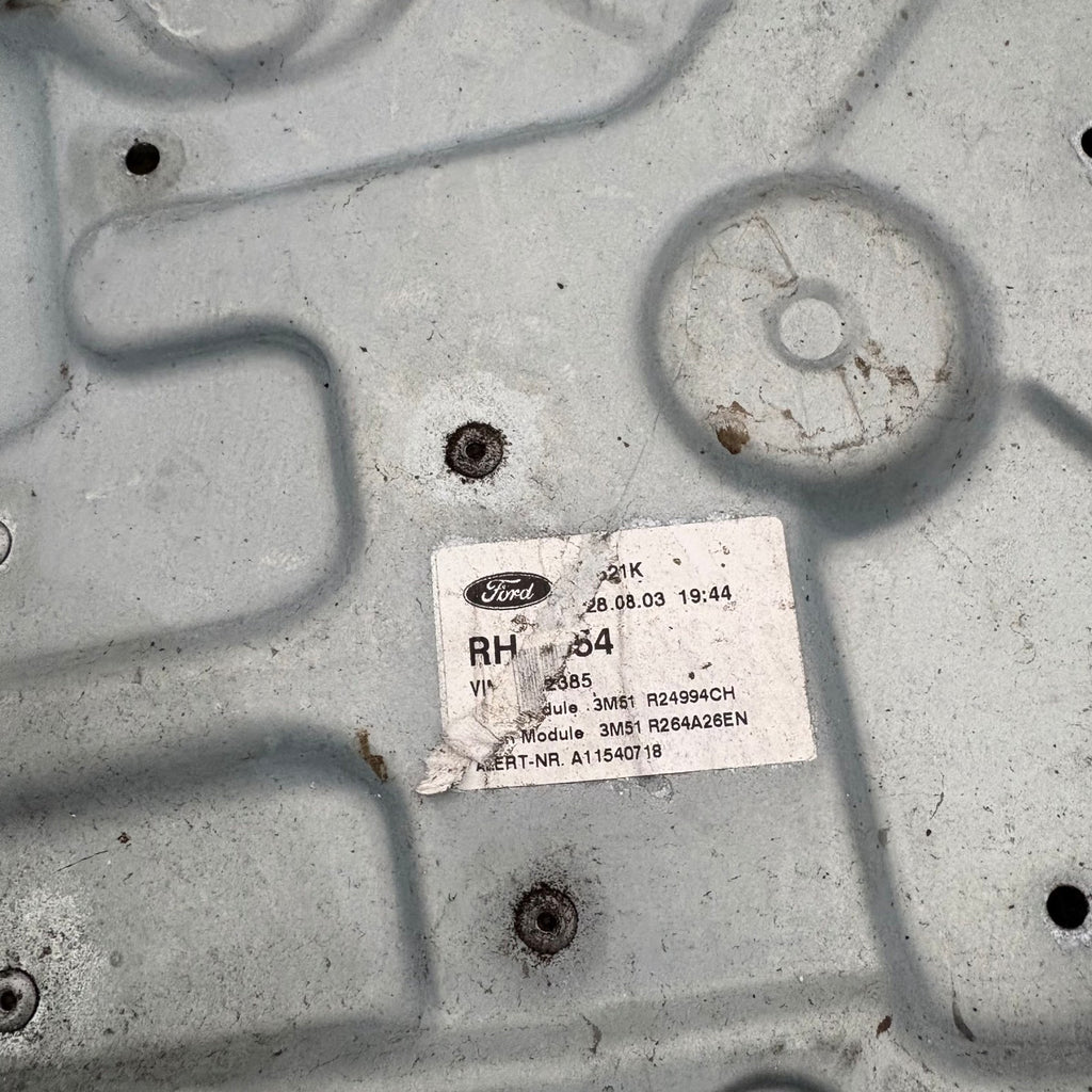 FORD C-MAX 2003-2009 DRIVER SIDE REAR WINDOW REGULATOR MANUAL 3M51R24994CH