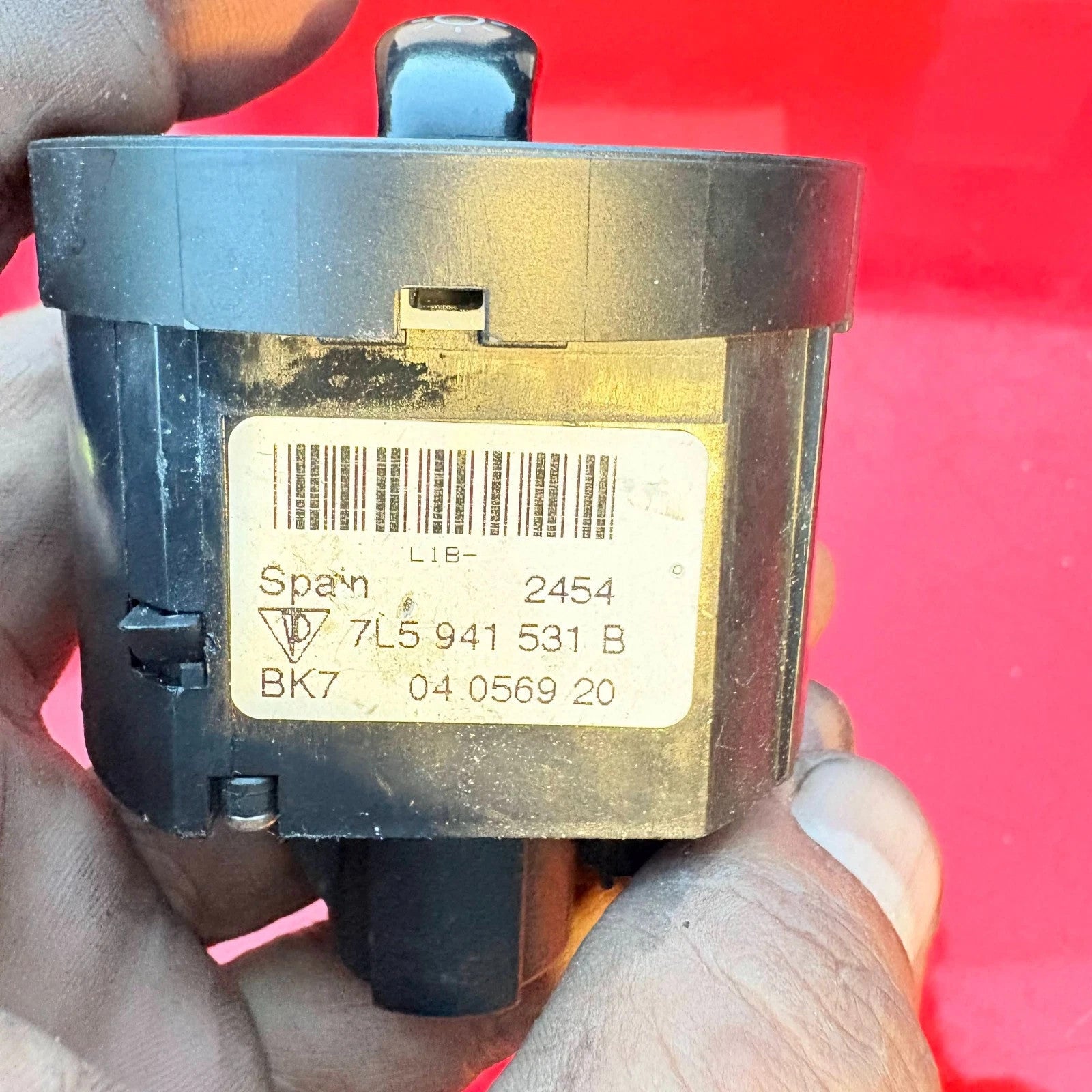 2004 PORSCHE SWITCH HEADLIGHT CONTROL 7L5 941 531 B