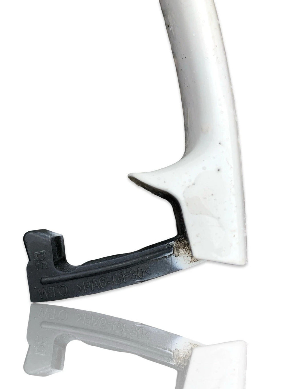 5N0837205M 08-14 VW TIGUAN MK1 DRIVER FRONT DOOR HANDLE WHITE