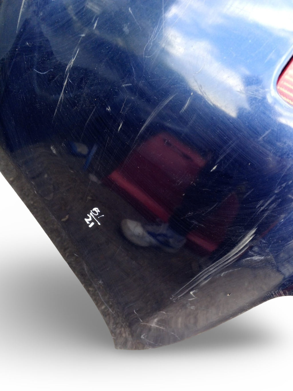 TOYOTA COROLLA VERSO REAR BUMPER 2004-2007 52159-0F040 BLUE SOME DAMAGE