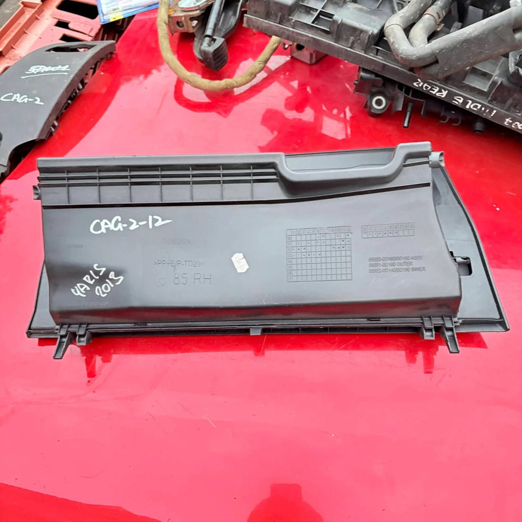 Toyota Yaris Mk3 XP130 Glove Box Door Lid Black RHD 55550-0D160 2011-2014