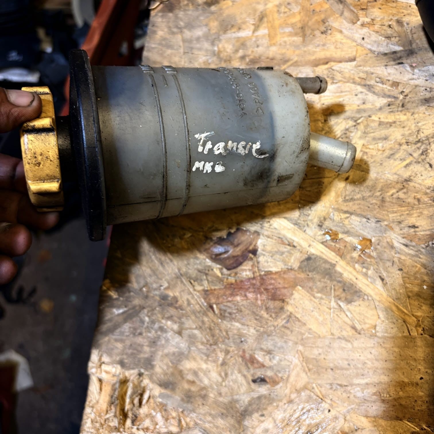 2002 RANGE ROVER SPORT POWER STEERING RESEVOIR TANK YC153R700AA