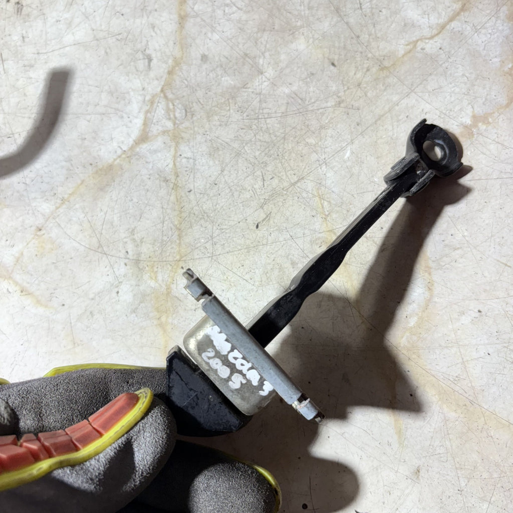 MAZDA 3 2005 DOOR STRAP STOP CHECK HINGE RIGHT REAR SIDE