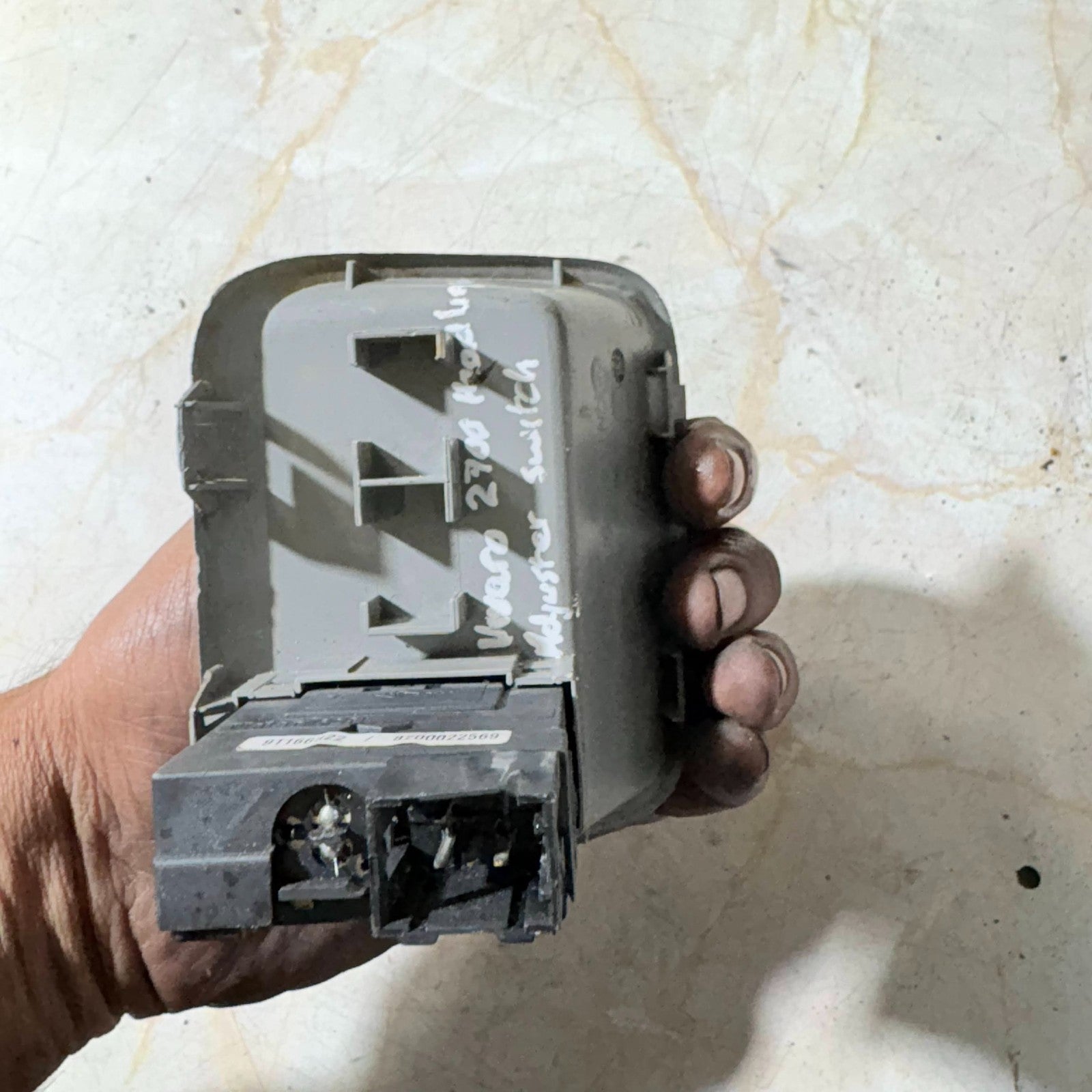 Renault Trafic II Vauxhall Vivaro A Headlight Switch Cover Trim Grey 91 168 902