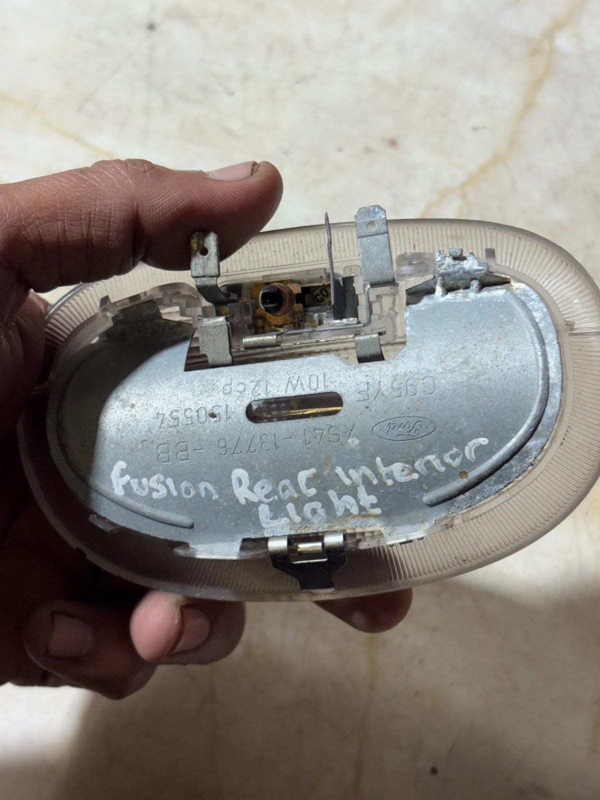 FORD FUSION 2006 INTERIOR ROOF LIGHT REAR XS4113776BB