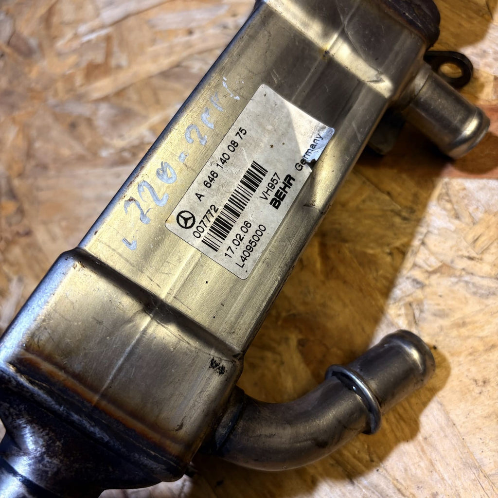 MERCEDES 646 DIESEL CDI ENGINE EGR COOLER A6461400875 A646090