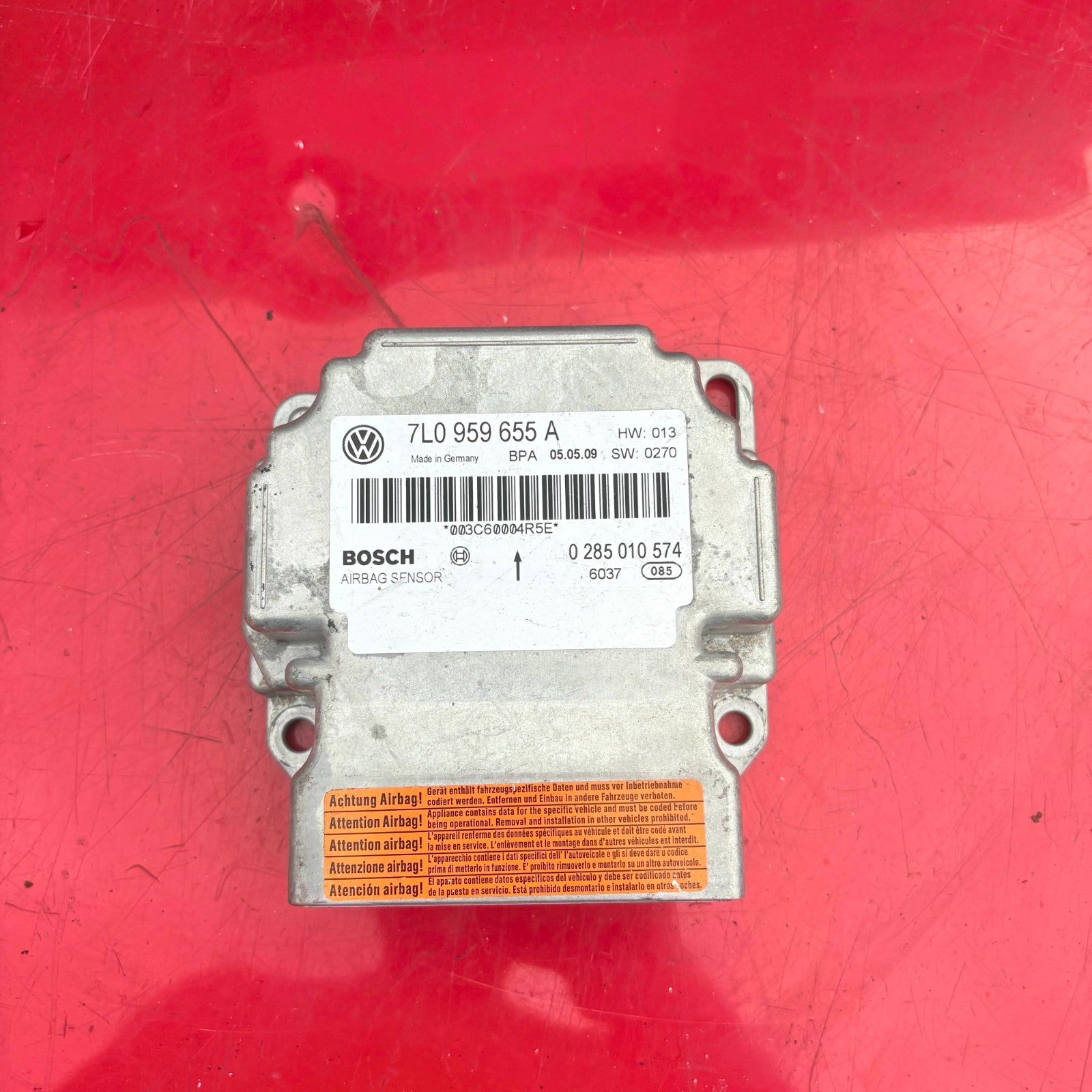 Volkswagen A/Bag Control Module-7L0959655