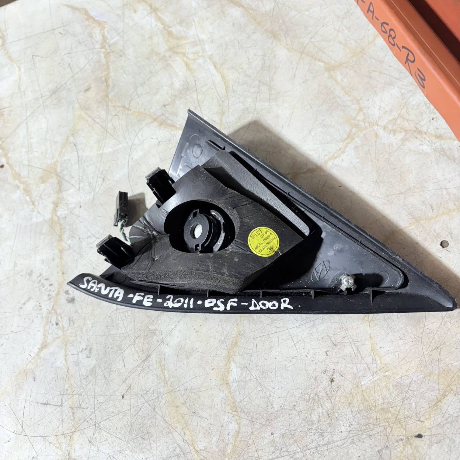 2011 HYUNDAI SANTA FE DOOR TWEETER SPEAKER AND TRIM FRONTOSF 87881-2B010