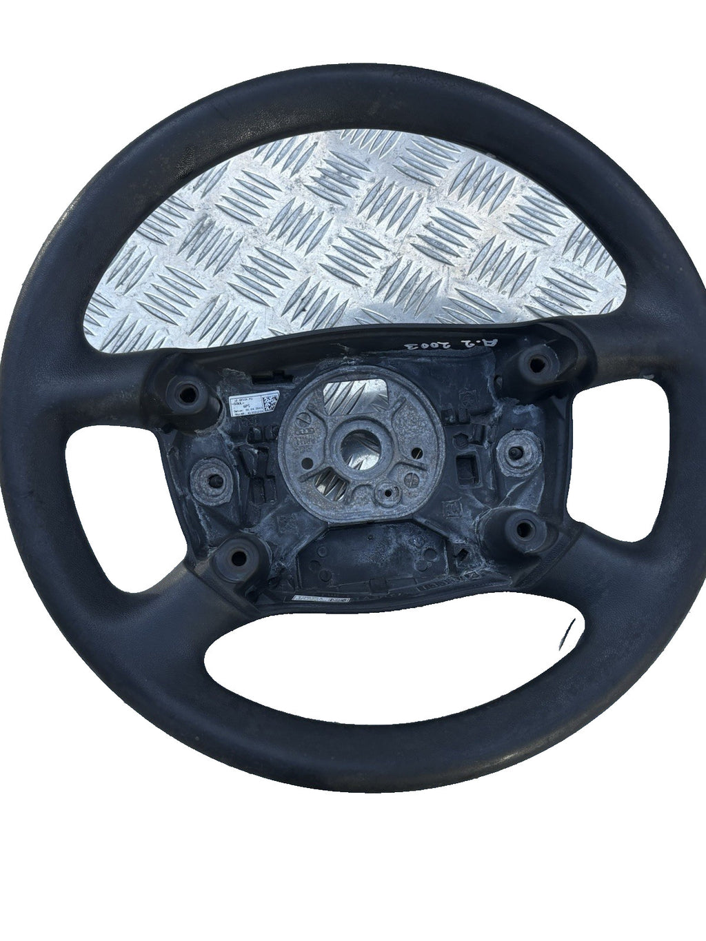 Audi A2 8Z 2000-2005 4-Spoke Steering Wheel Black 8Z0419091BE6PS