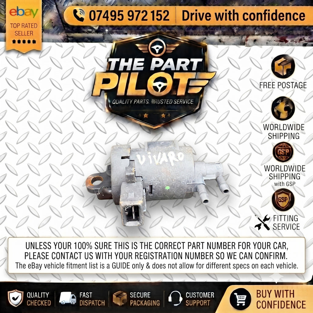 VAUXHALL VIVARO RENAULT TRAFIC 1.9 2.0 2.5 DCI TURBO BOOST SOLENOID VALVE