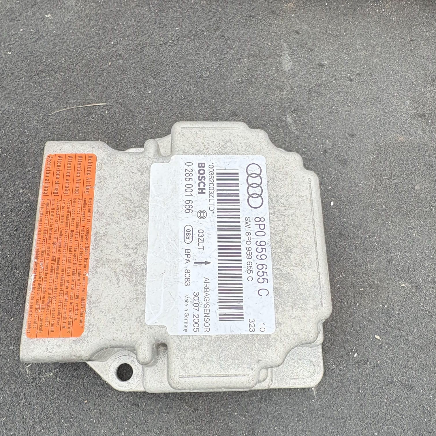 Audi A3 8P Air Module ECU Sensor Control Unit 8P0959655C 2006