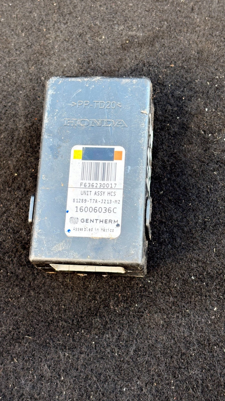 2018 HONDA HRV HEATER CONTROL UNIT MODULE 81289-T7A-J213-M2