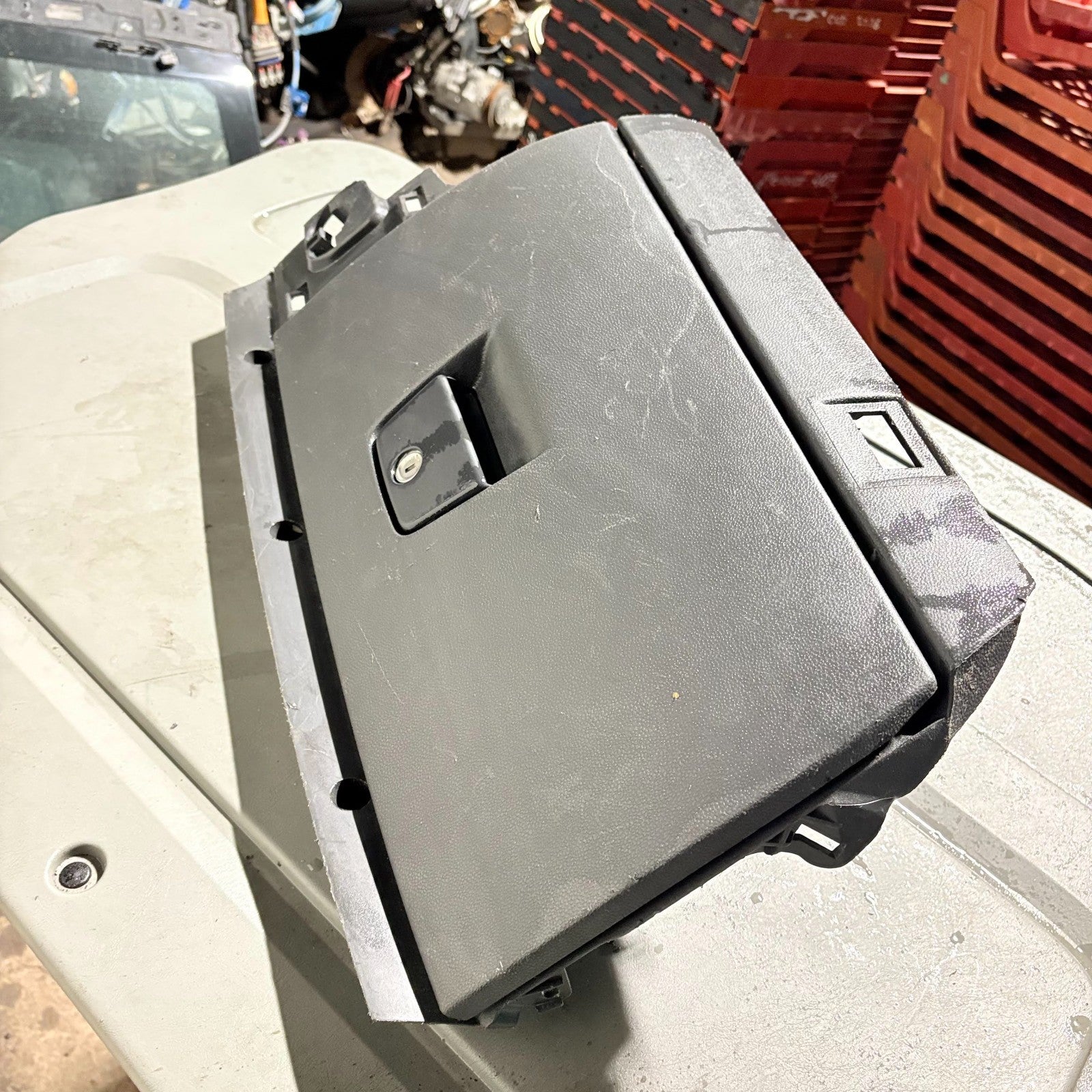 Volvo S40 V50 2004-2012 Dash Glove Box Storage Compartment Black 9481664