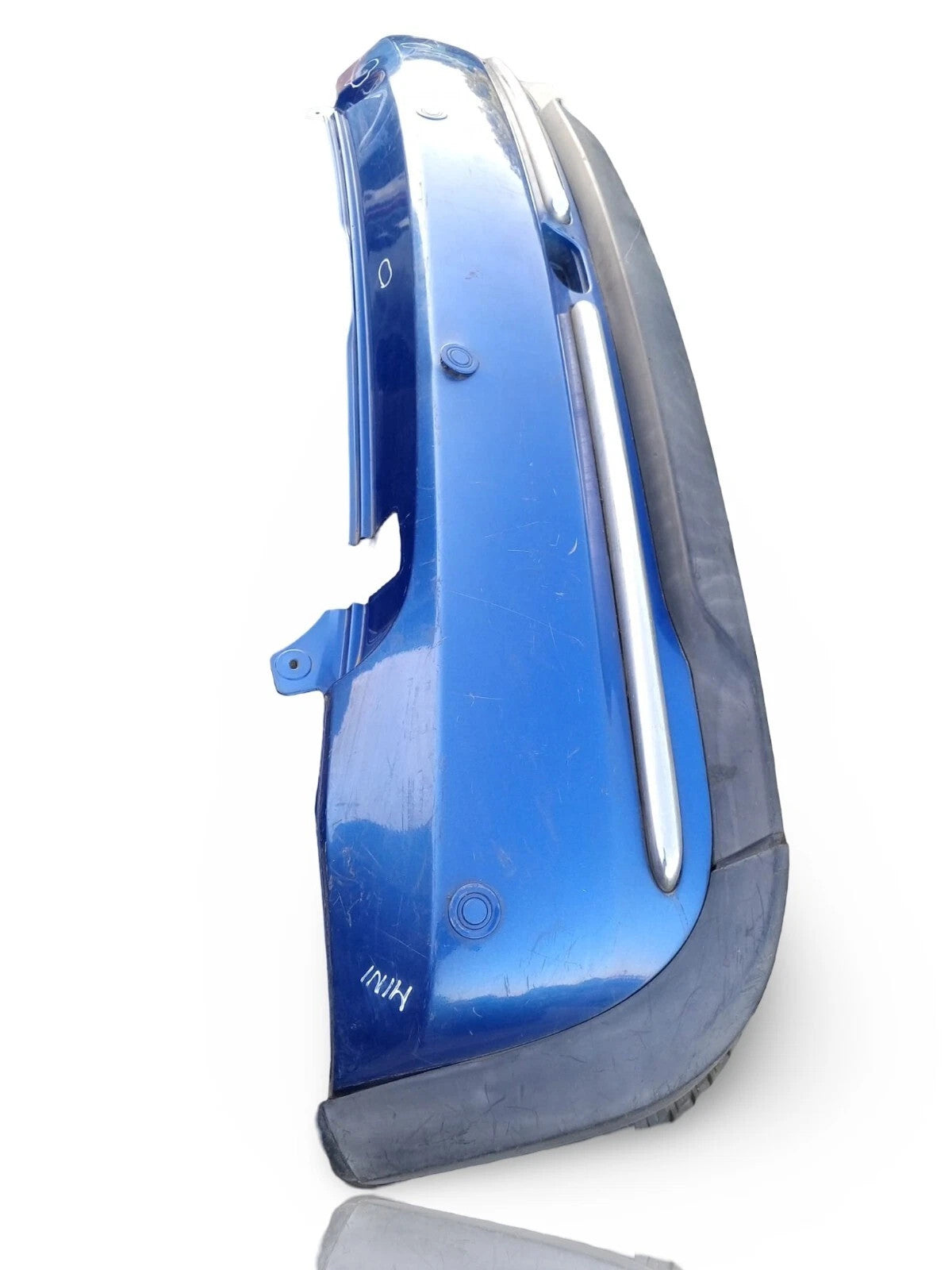 Rear BUMPER MINI Hatchback R56 2006-2014 Blue With Chrome Strip