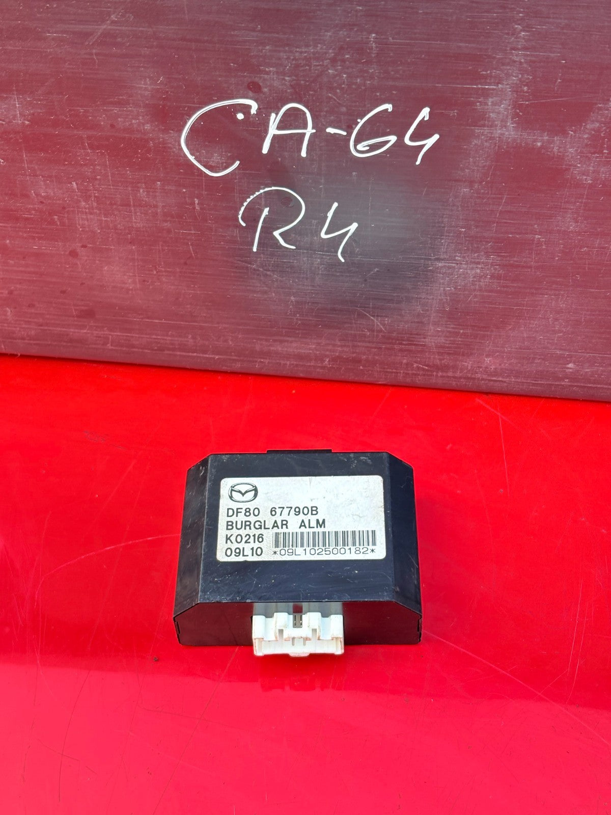MAZDA 2 2010 BURGLAR ALARM CONTROL MODULE DF80 67790B