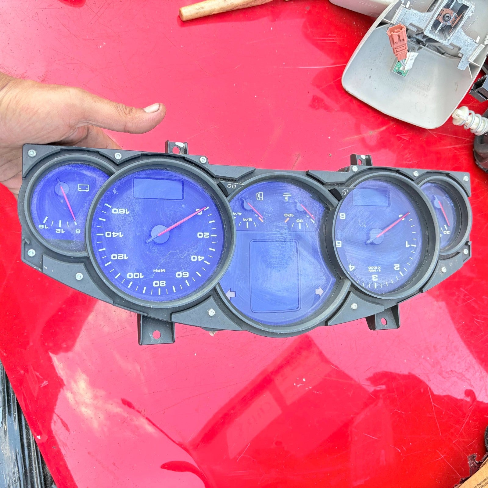Porsche Cayenne 955/957 2002-2010 Clocks Speedometer Cluster MPH 7L5920975R