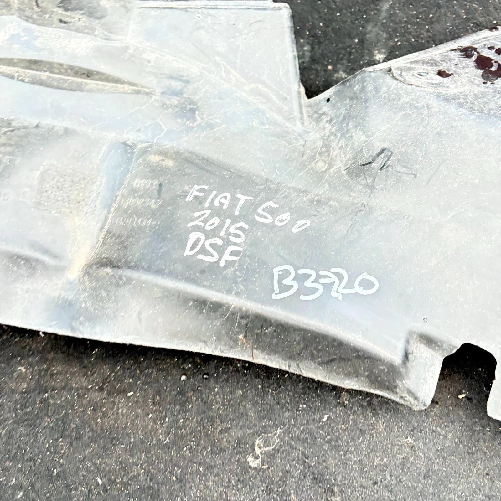 FIAT 500 2007 - 2015 FRONT WING ARCH LINER SPLASH GUARD RIGHT DRIVER SIDE