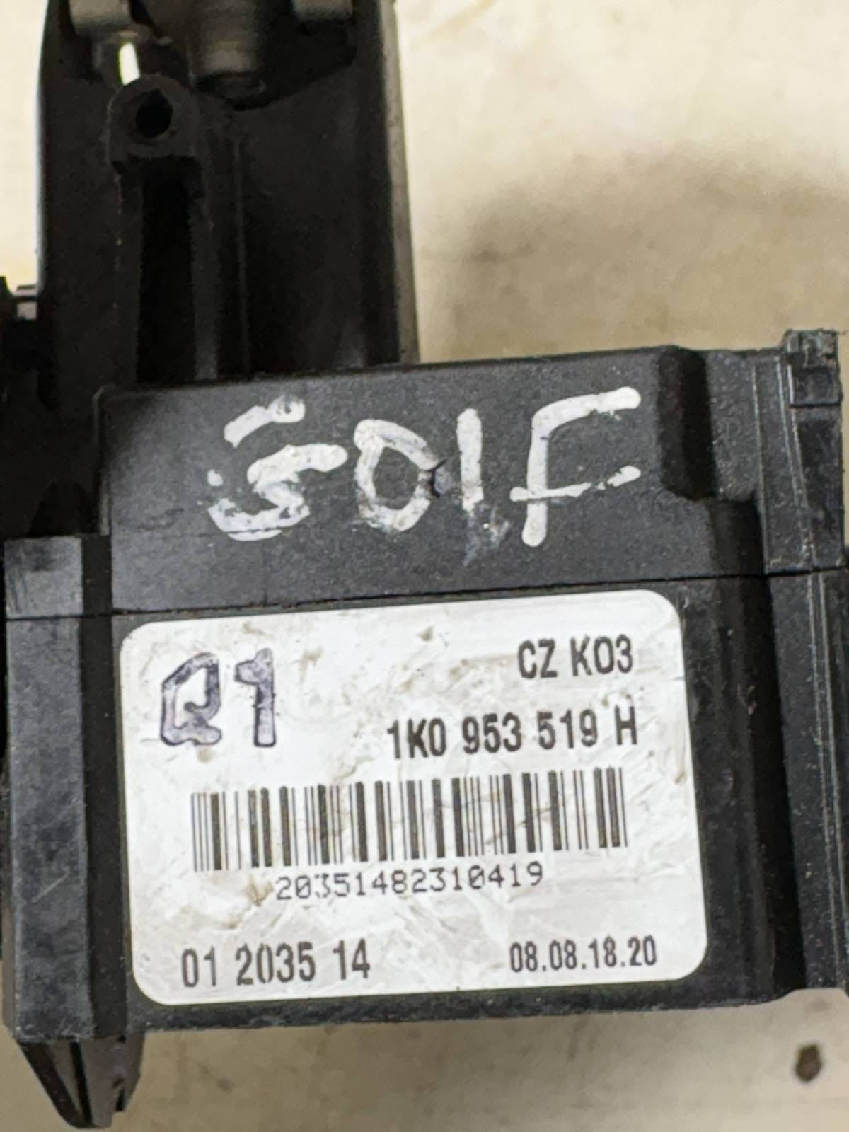 Audi A3 2009 Mk2 8P Wiper Stalk Combination Switch 8P0953519E