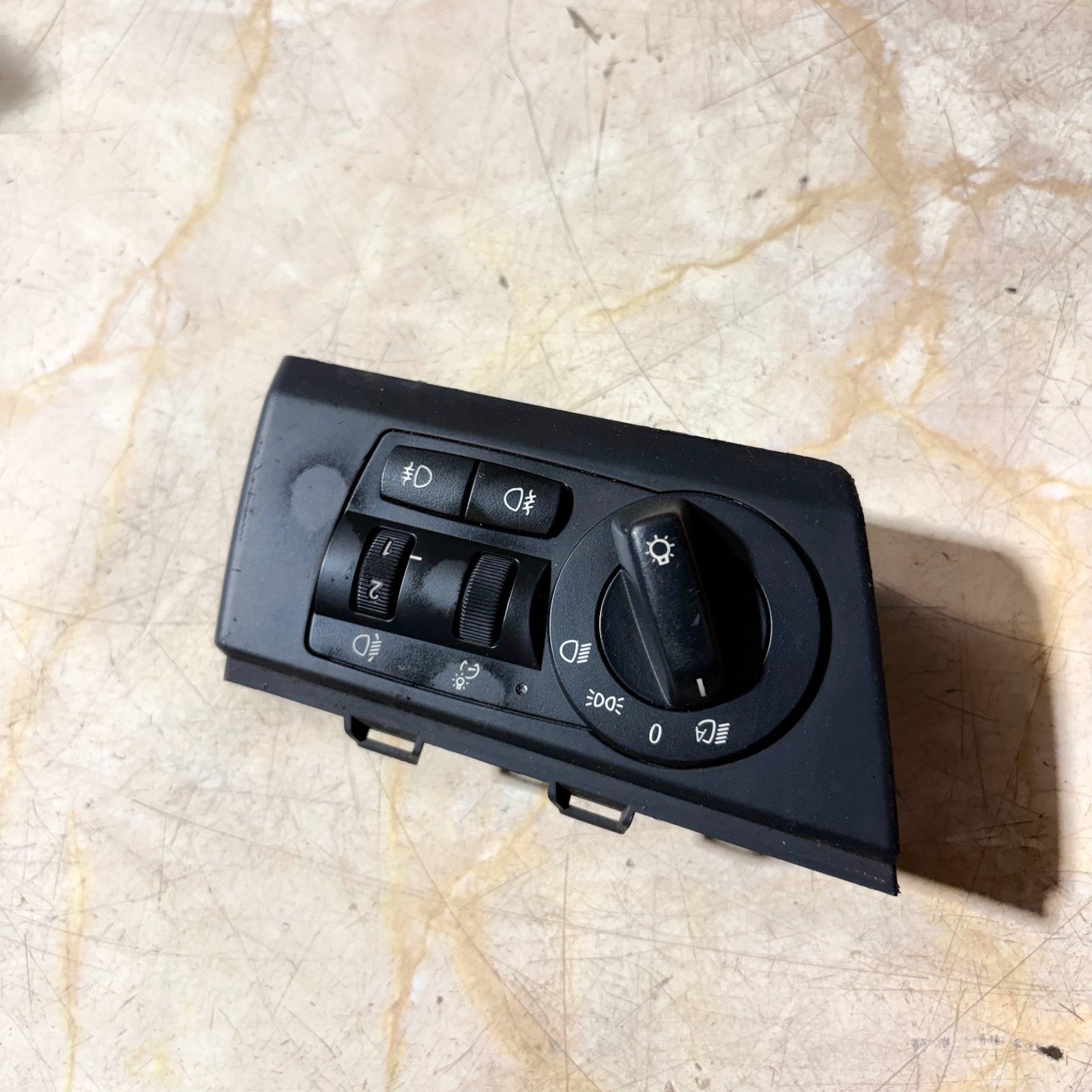 BMW X3 2006 Headlight Fog Adjustment Switches Black 3 420 282