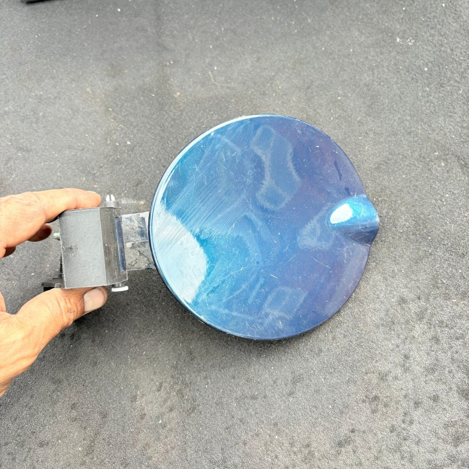 Fiat 500 (312) 2015 Fuel Filler Flap/Fuel Door Blue
