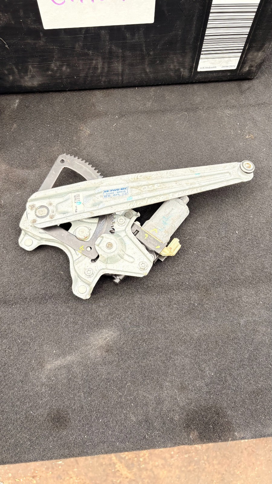 Hyundai i10 MK2 2015 Rear Window Regulator Right Drivers 83460-B4000