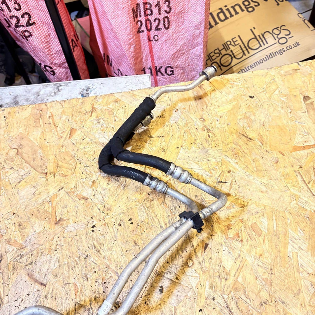 Jaguar S-Type 2.7D V6 Diesel A/C Air Con Pipe Hose Line Assembly 2004-2007