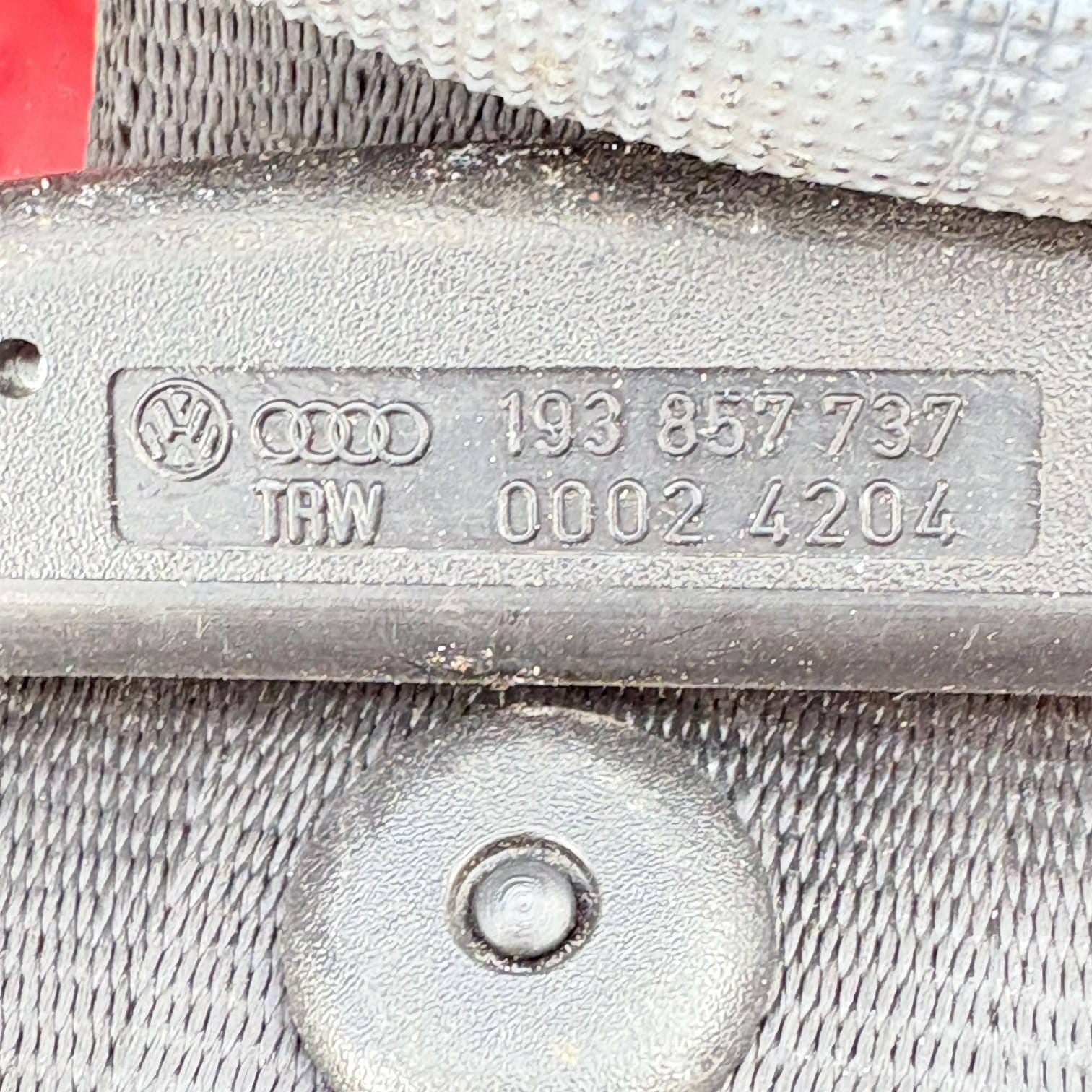 Audi A6 C6 Mk3 2004-2011 Seat Belt Rear Left Side Passenger 193857737