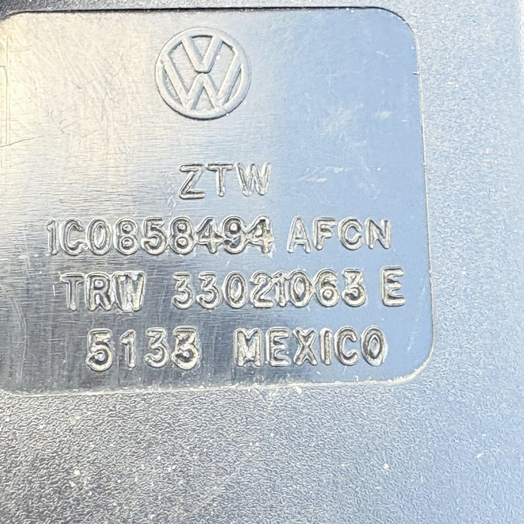 VW New Beetle 3 Door 2002-2010 Rear Right Seat Belt Buckle Catch 1C0858494