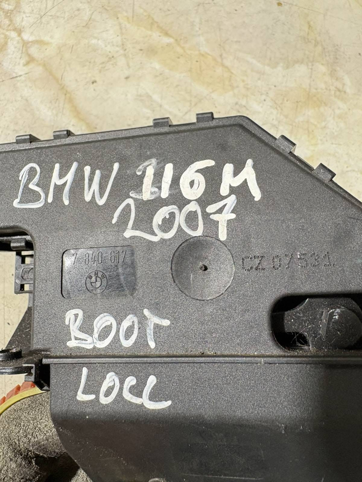 BMW 1 Series 116 Boot Lid Trunk Lock Latch Actuator 2004-2011