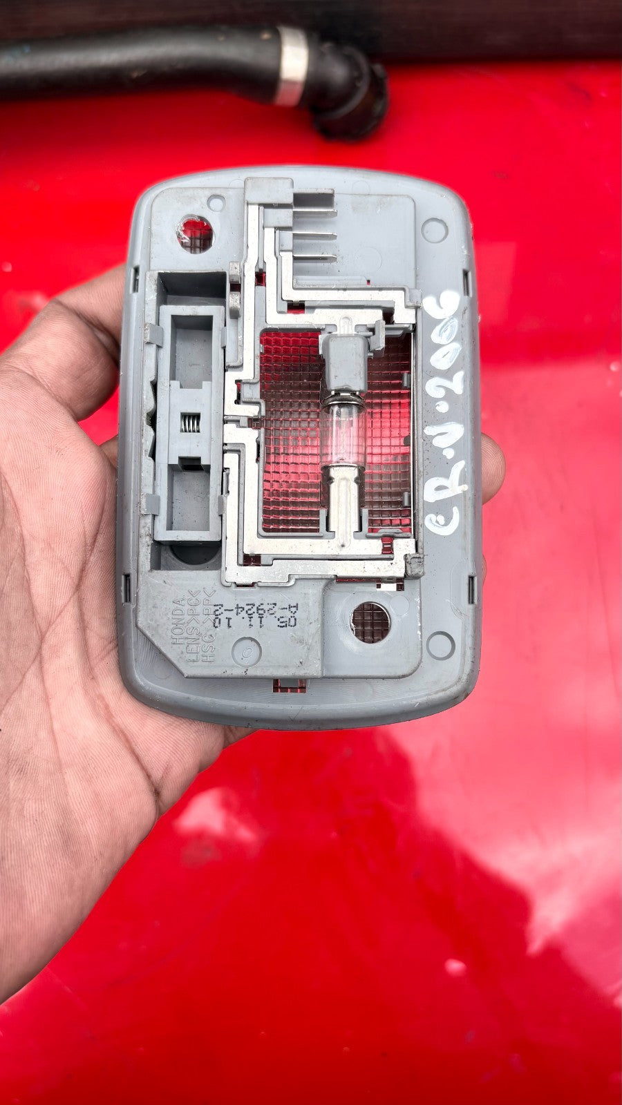 2006 CRV Middle Map Reading Dome Light Roof Lamp Bulb Switch Gray