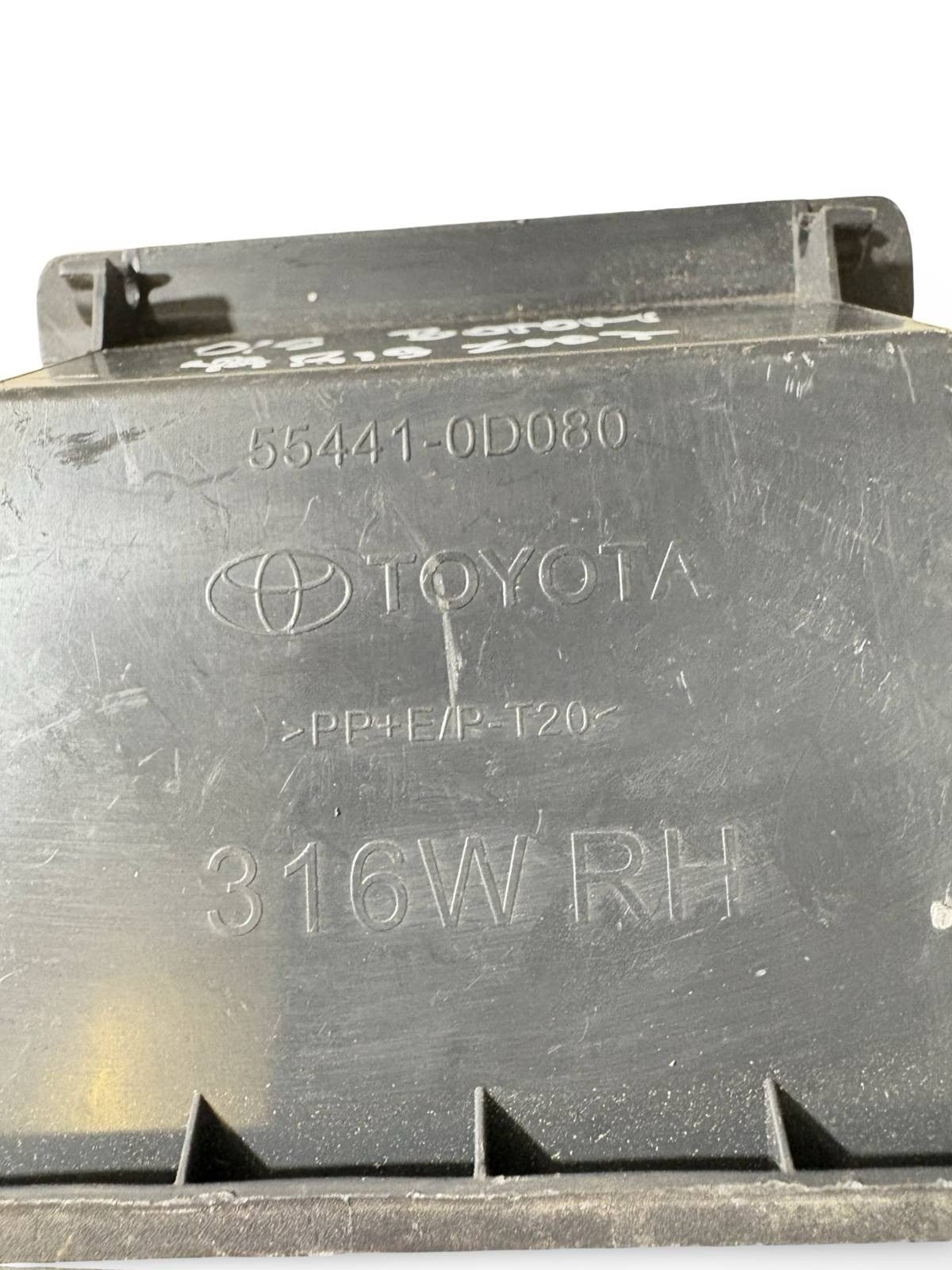 Toyota Yaris XP90 2005-2011 RHD Driver Side Dash Storage Box 55441-0D080