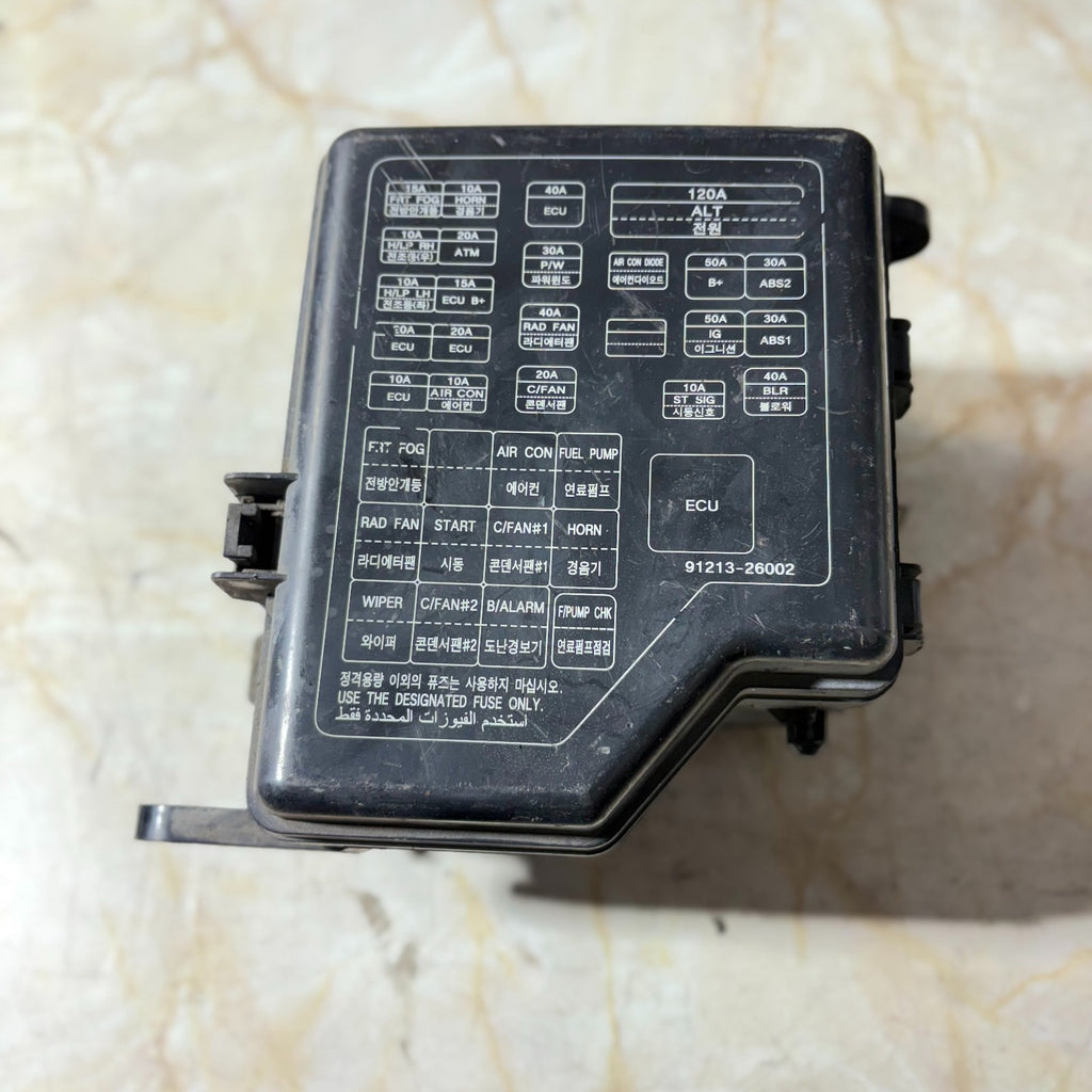 HYUNDAI SANTA FE MK1 01-05 2.0 CRDi Under Bonnet Fuse Box 91288 26202