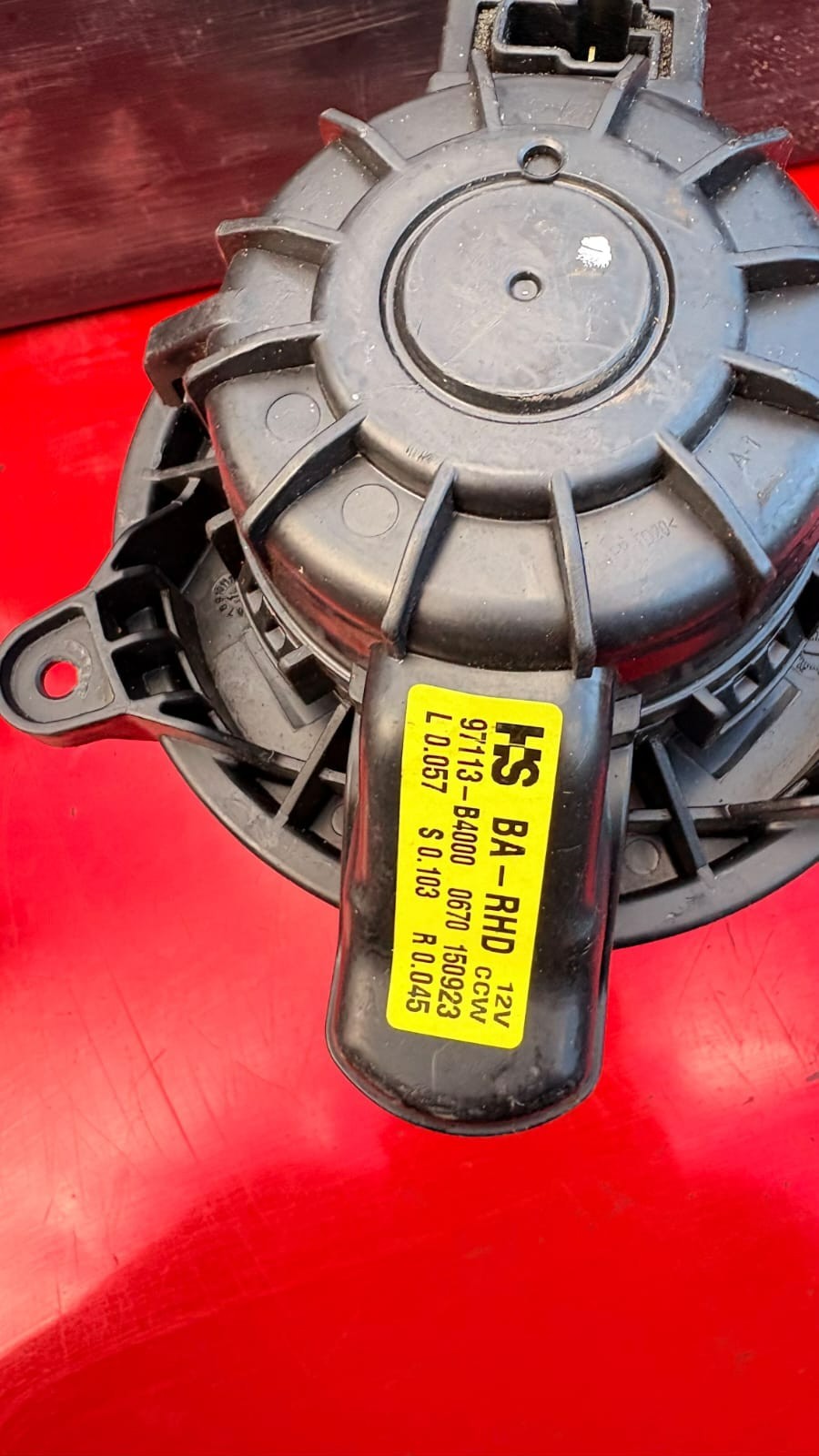 HYUNDAI I10 2014-2019 HEATER BLOWER MOTOR FAN 97113B4000