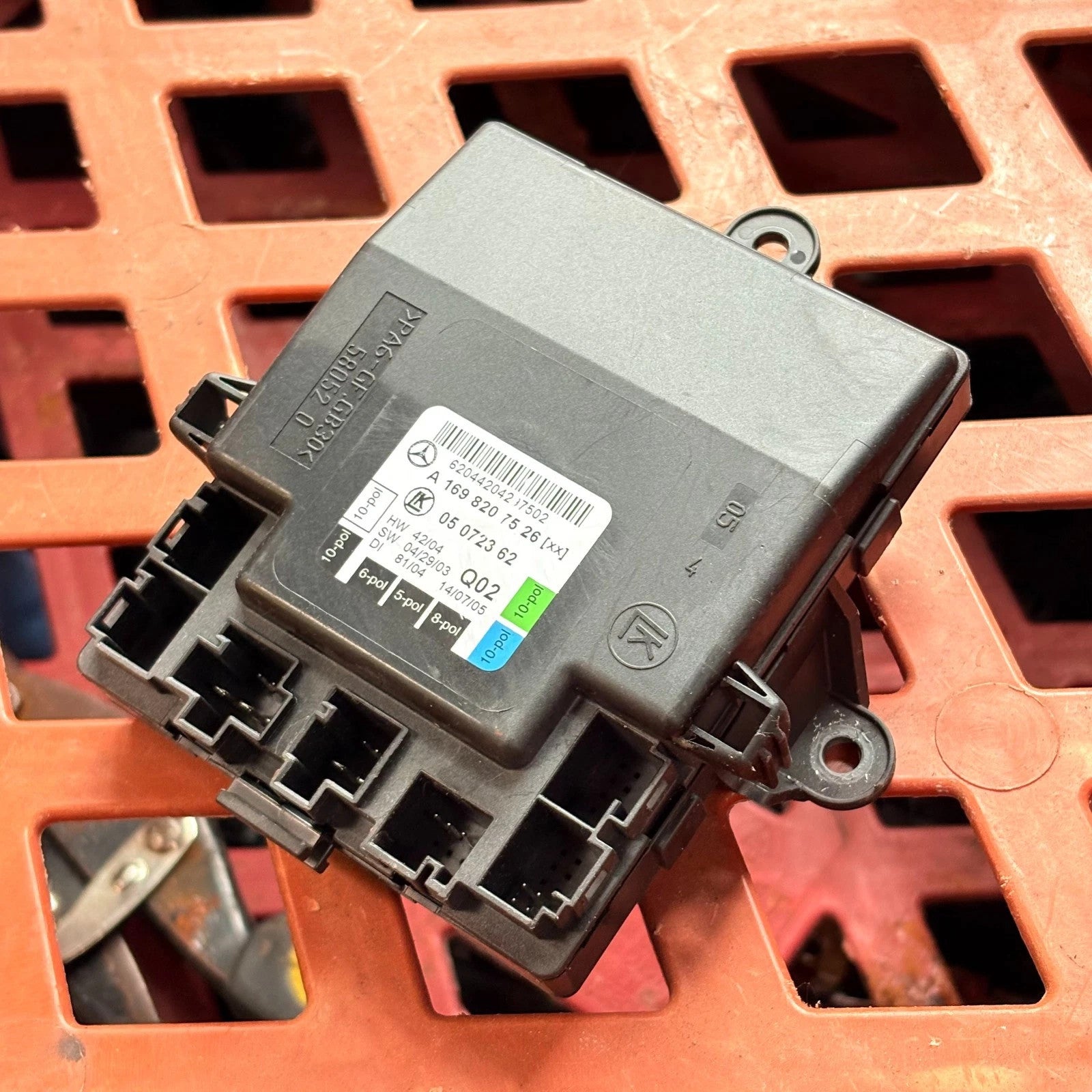 Mercedes A150 2005 Door Control Unit Left N/S Rear A1698207526