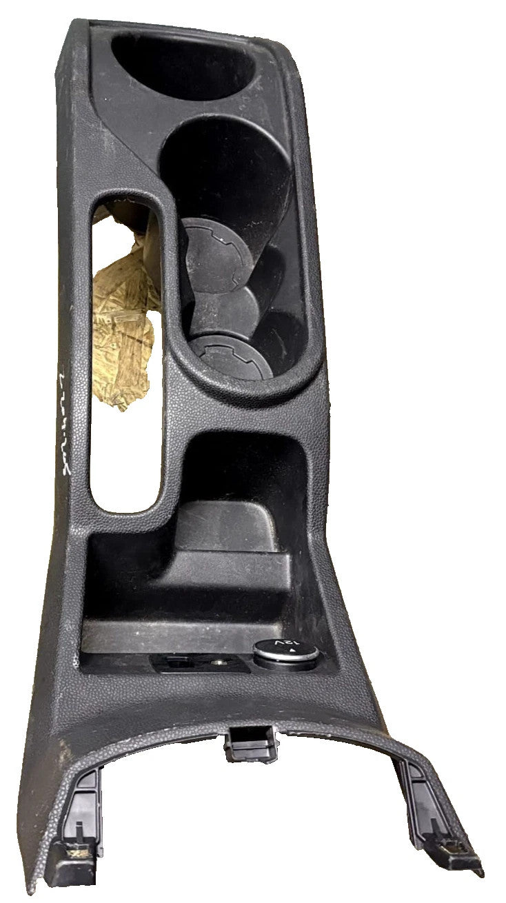 Ford EcoSport 2016 Mk1 RHD Centre Console Cup Holder Surround Black 12V Socket
