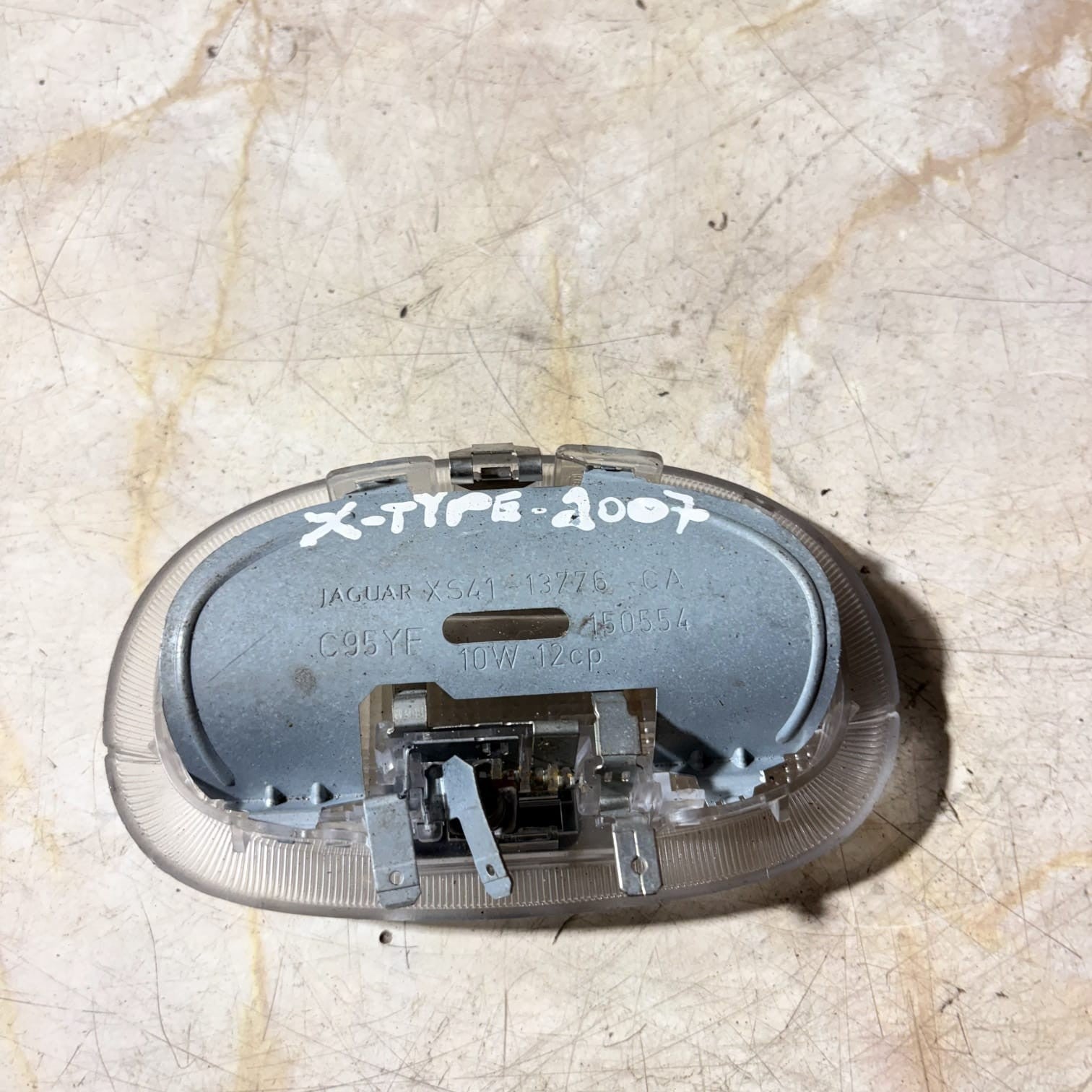 JAGUAR X-TYPE 2007 REAR ROOF INTERIOR LIGHT LAMP XS41-13776-CA