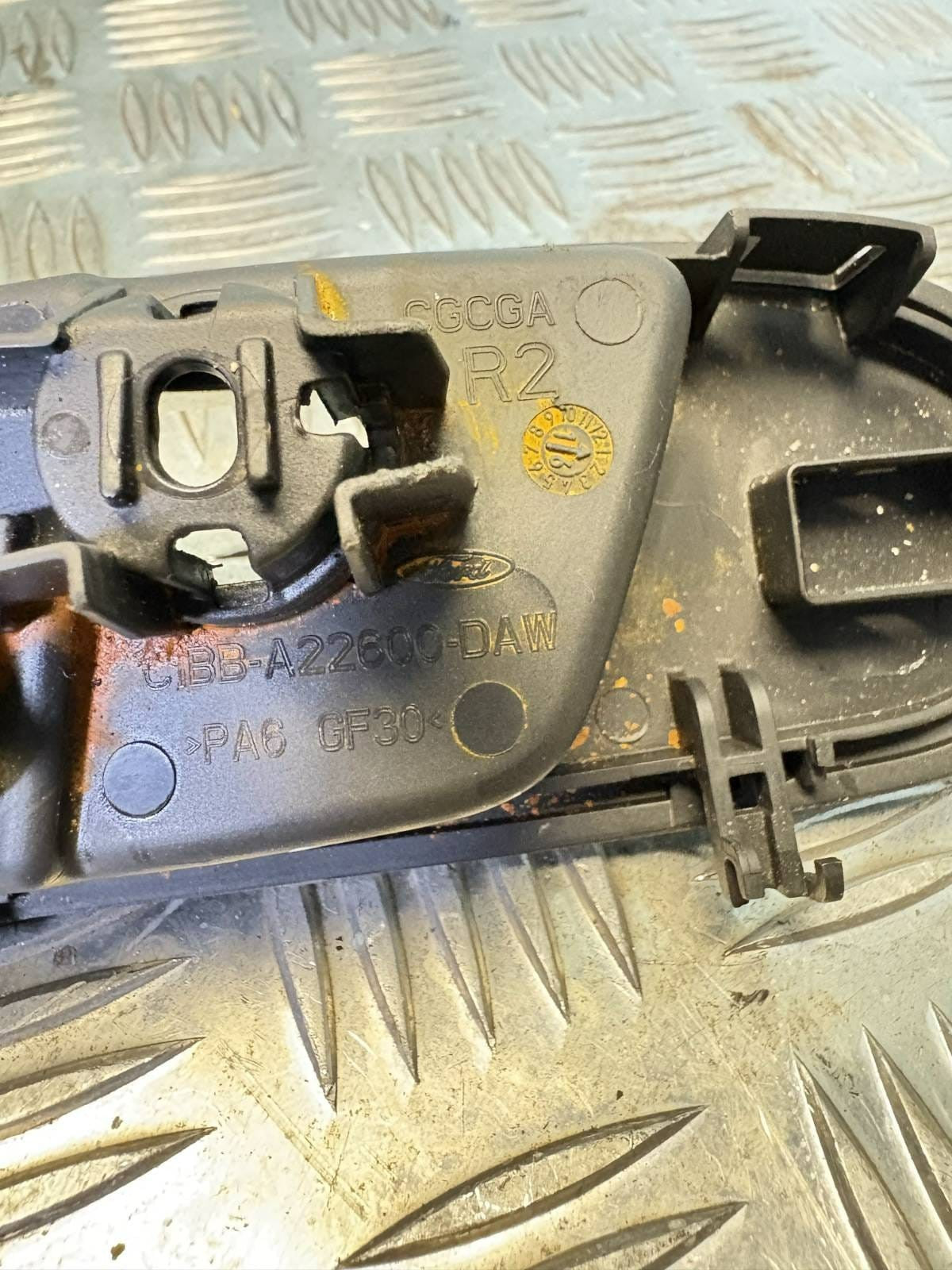 FORD FIESTA MK7 O/S/F FRONT RIGHT INTERIOR DOOR HANDLE C1BB-A22600-DAW A685 2016